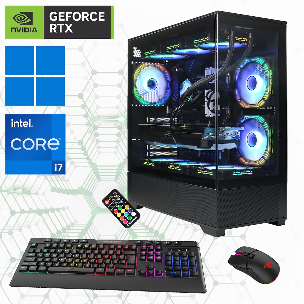 GAMEMAX Gaming-PC »Vista AB 7209«, DDR5, PCIe SSD Gen4, Windows 11