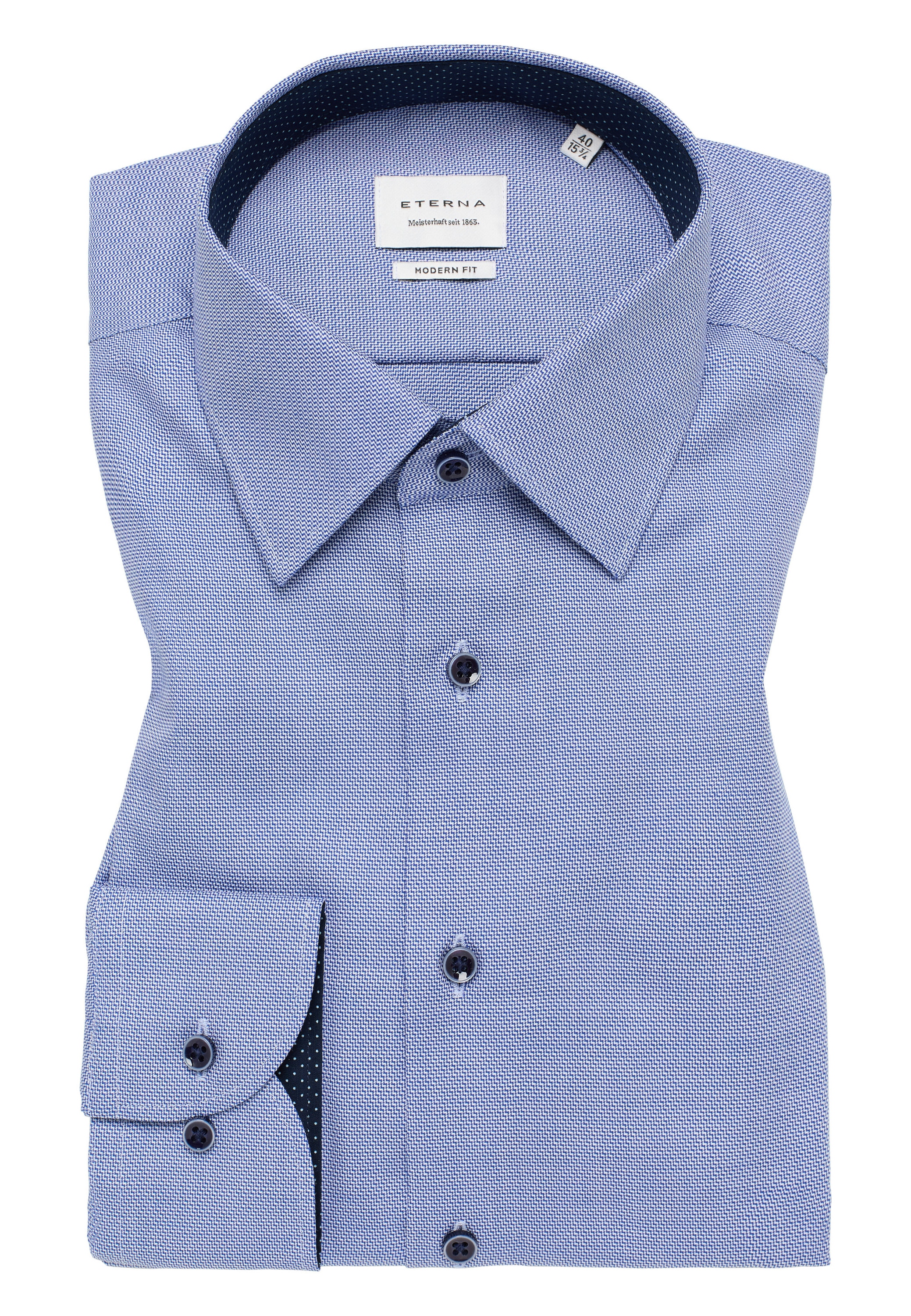 Eterna Langarmhemd »MODERN FIT«, NON IRON (bügelfrei)