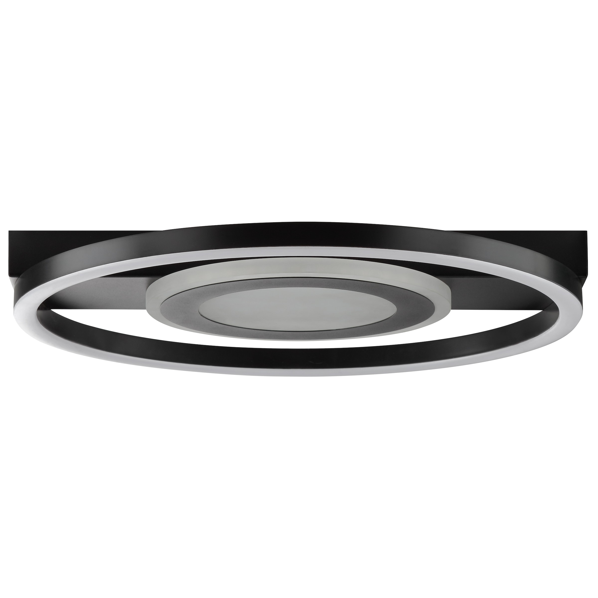 Brilliant LED Deckenleuchte »Maureen« LED-Modul 1 Stk. warmweiß - kaltweiß 37cm, 2300lm, 3000-6500K, dimmbar, CCT, RGB, schwarz
