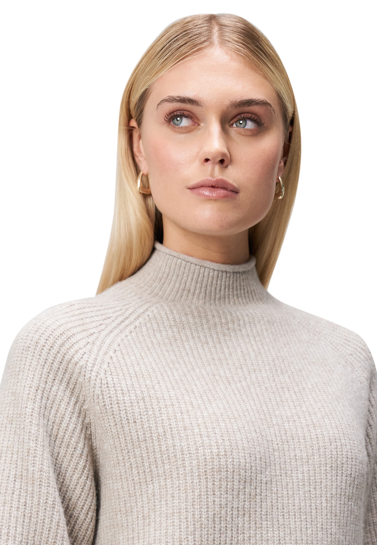 Zero Strickkleid »zero Damen Strickkleid mit Stehkragen«, Plain/ohne Details