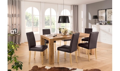 Home affaire Essgruppe »Silje«, (Set, 7 tlg.), bestehend aus 6 Lucca Stühlen und dem... kaufen