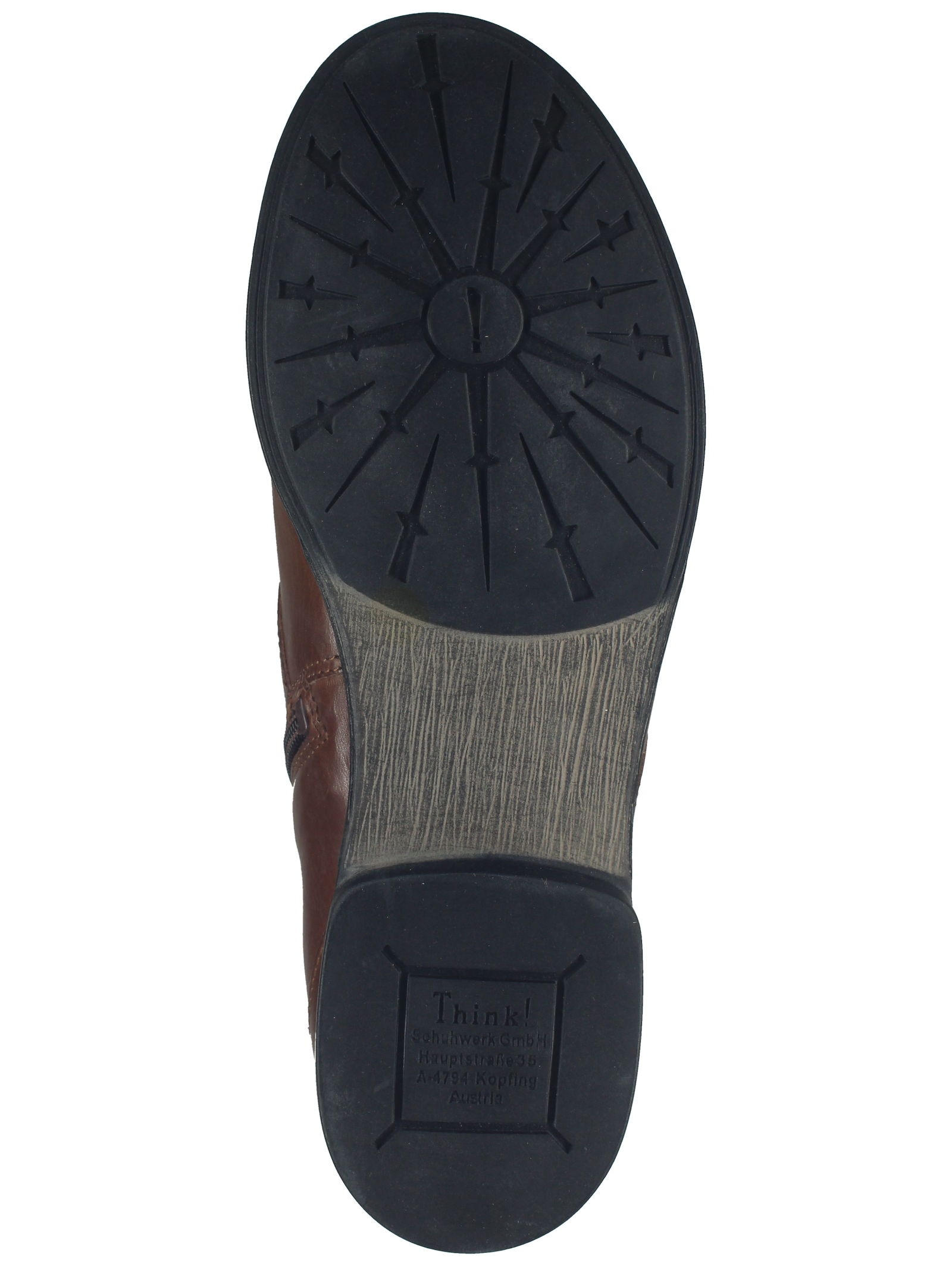 Think! Schnürstiefelette »Think! Stiefelette Glattleder«