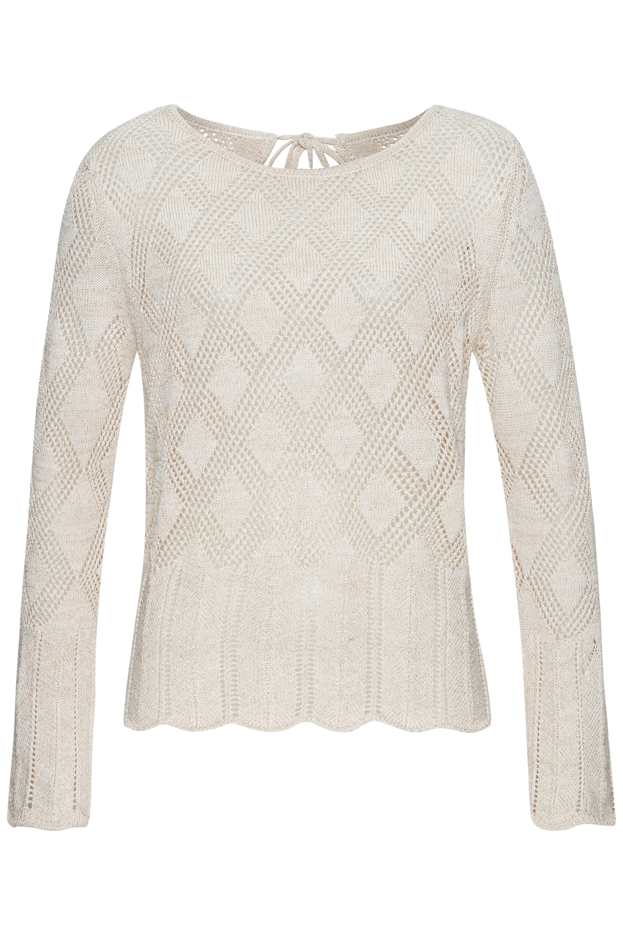 LASCANA Ajourpullover, mit tollem Lochstrickmuster, weiche Strickware