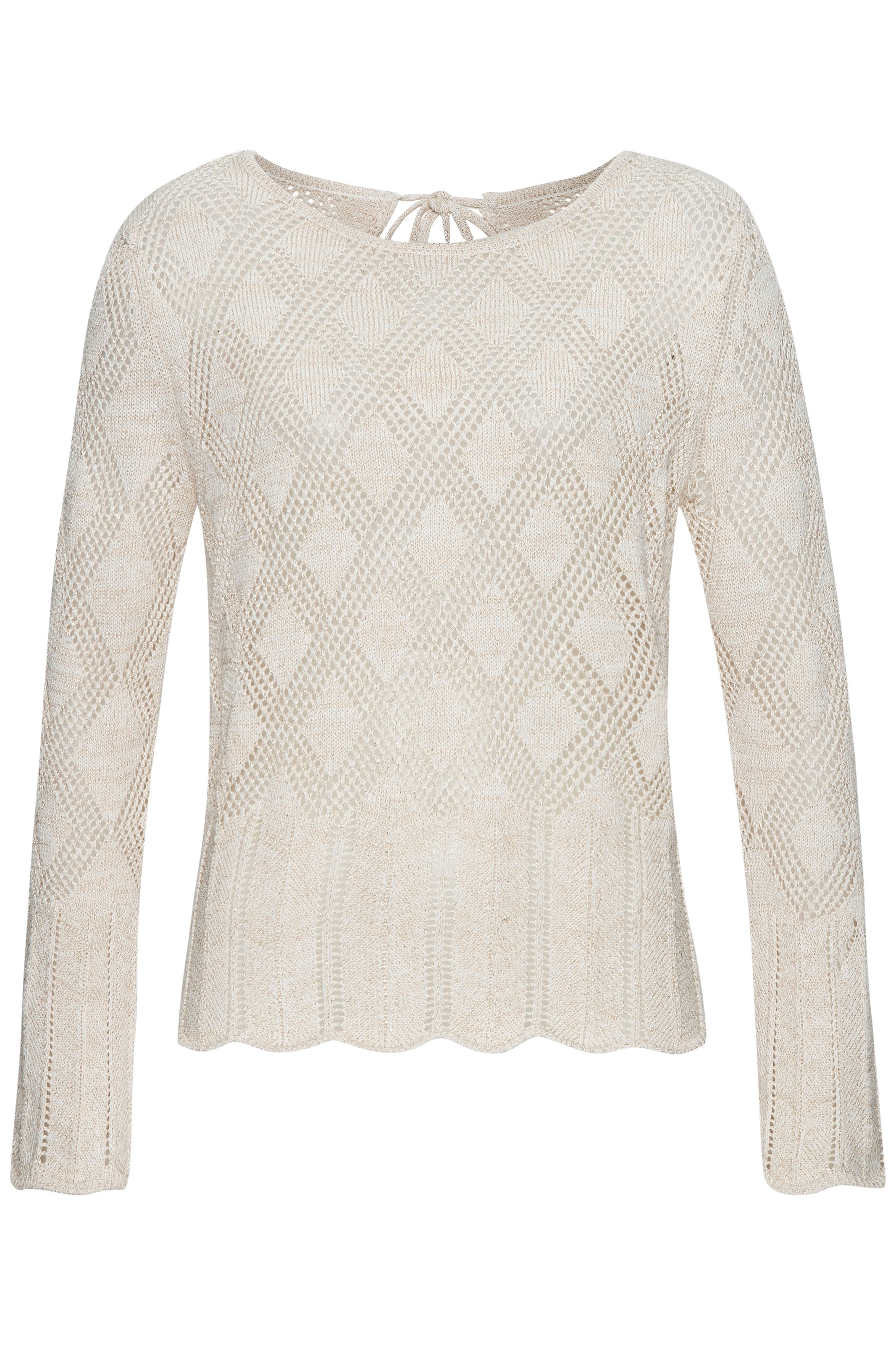 LASCANA Ajourpullover, mit tollem Lochstrickmuster, weiche Strickware günstig online kaufen