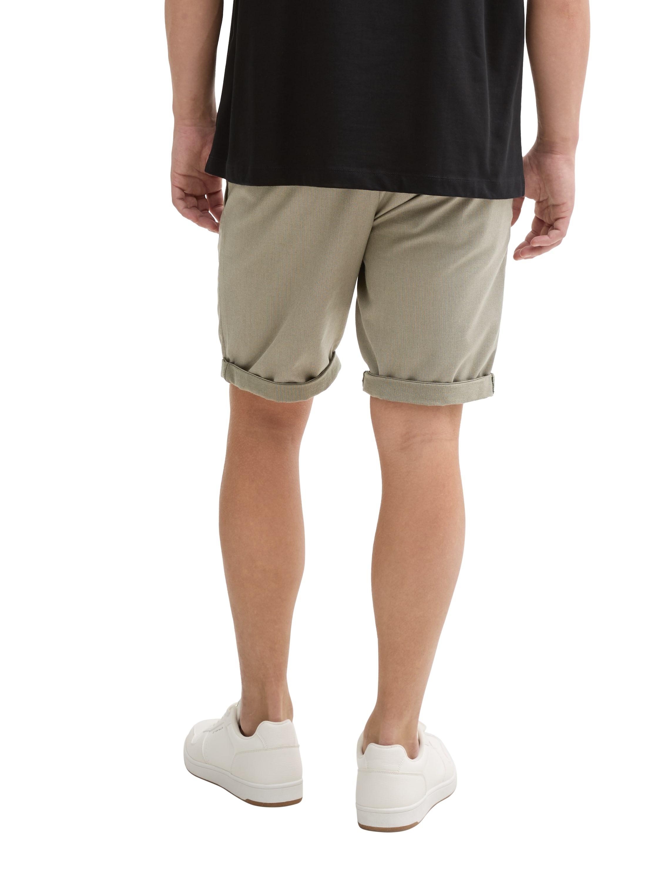 TOM TAILOR Denim Chinoshorts, (Packung), mit Gürtel