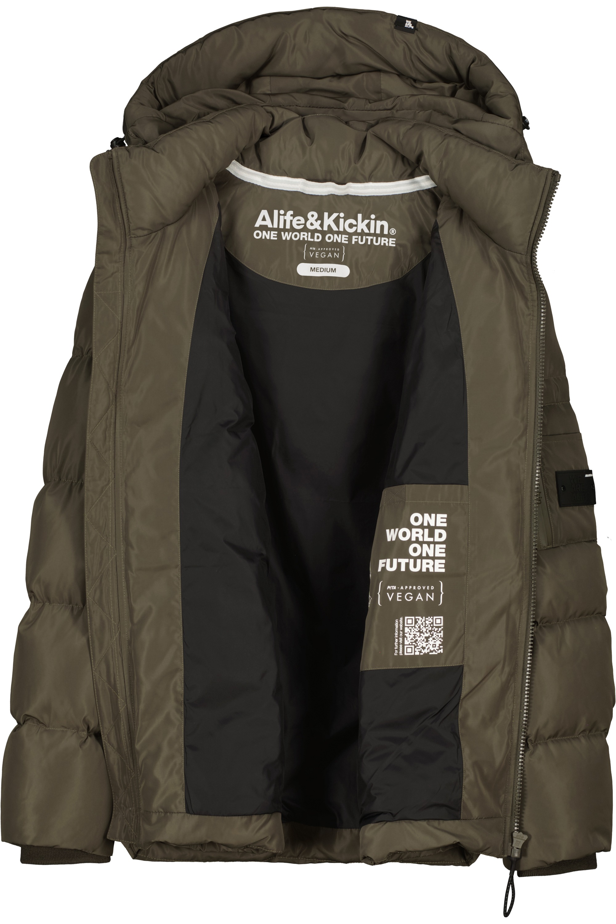 Alife & Kickin Winterjacke »Herren JamesAK A«, mit Kapuze