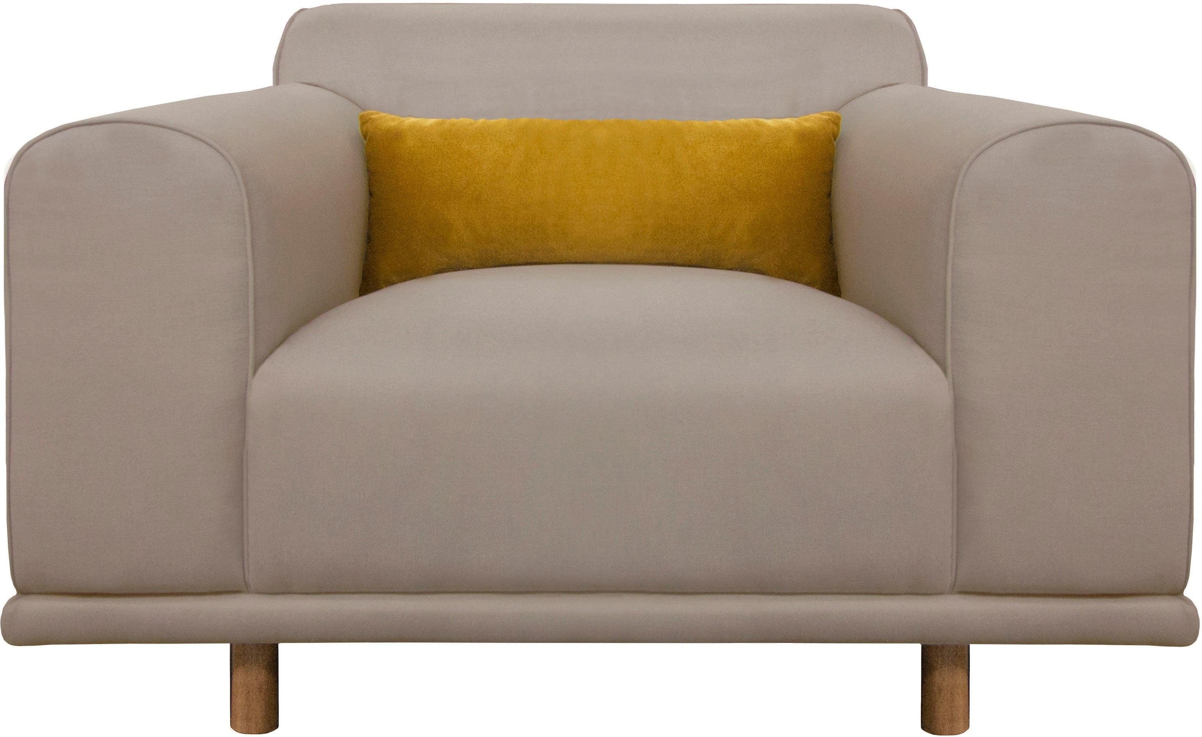 andas Loveseat »Maroon Sessel«, in skandinavischem Design, mit losem Kissen