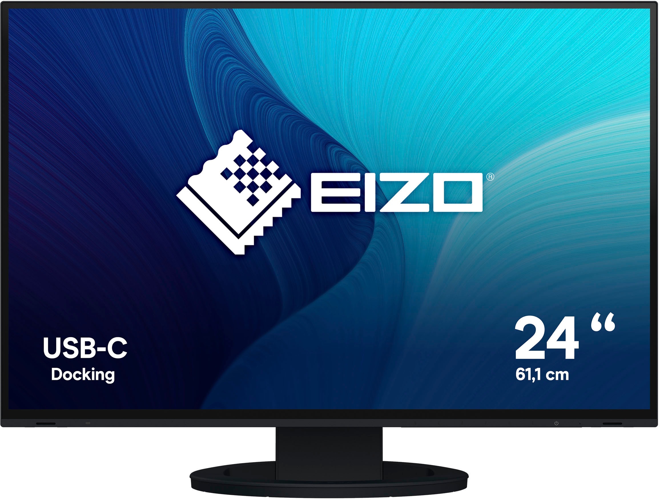 EIZO LED-Monitor "FlexScan EV2485", B:53,1cm H:34,4cm T:5,4cm, schwarz, Monitore