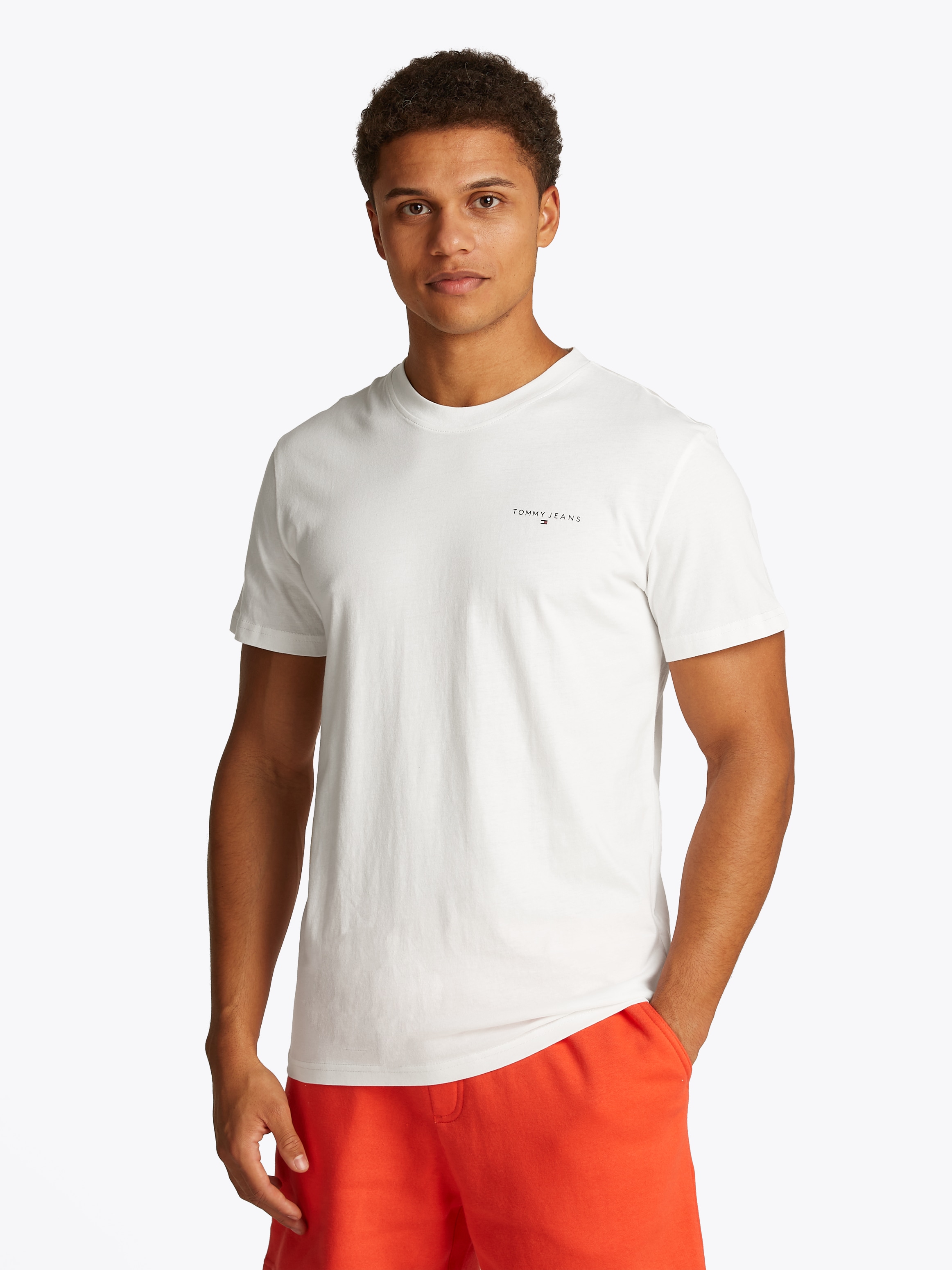 Tommy Jeans T-Shirt, (Packung, 2 tlg., 2er-Pack), mit dezentem Logo