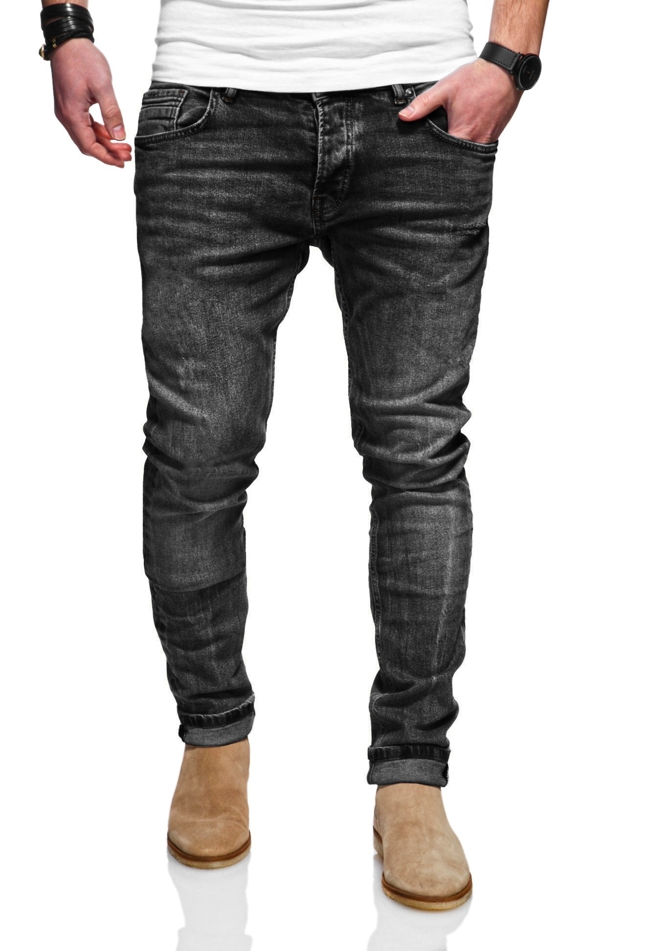 Rello & Reese Slim-fit-Jeans, mit schmalem Bein