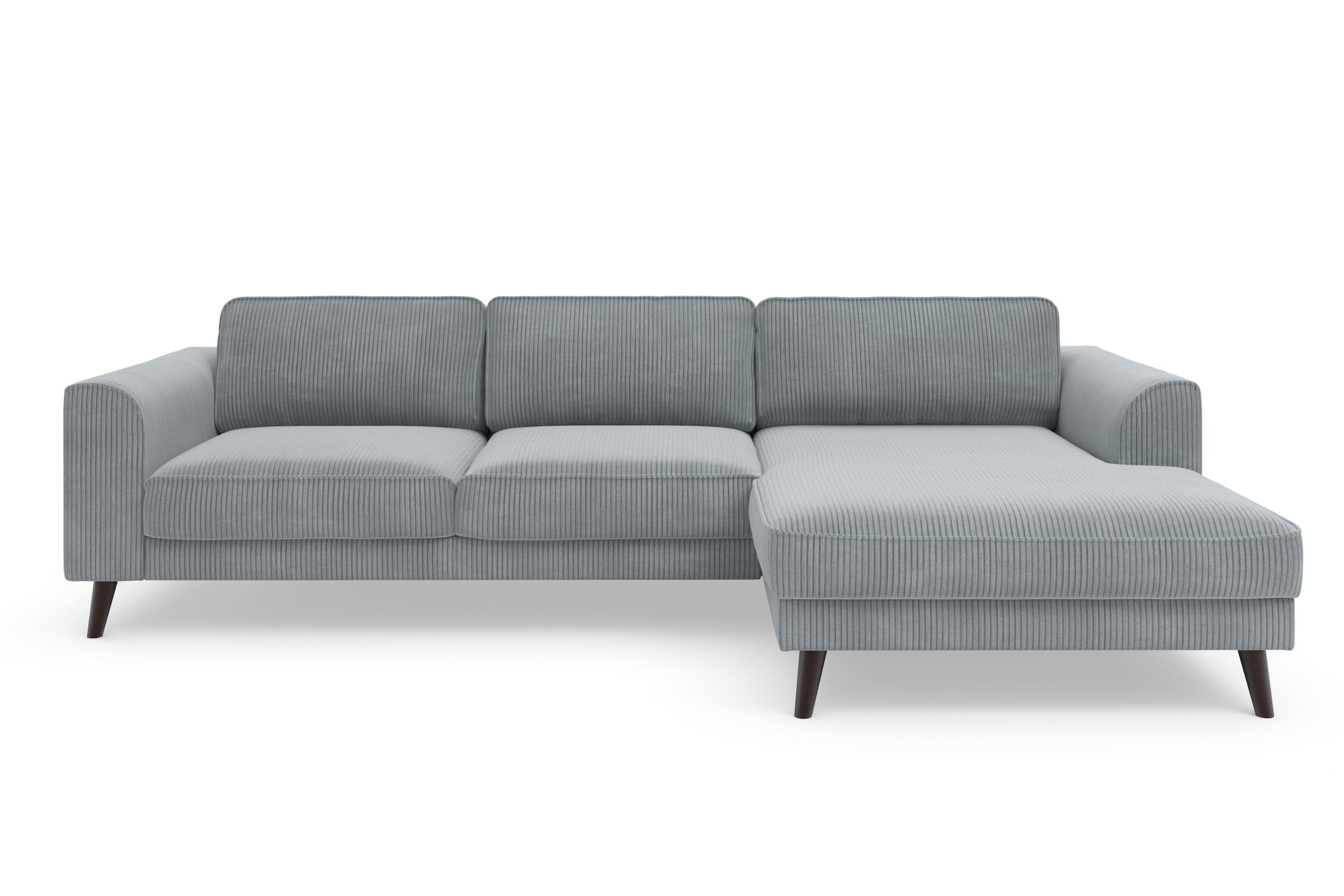 TRENDMANUFAKTUR Ecksofa »Lumber Jack, elegantes Designsofa, zeitlos modern, hoher Sitzkomfort«, wahlweise mit Bettfunktion u. Bettkasten, L-Form
