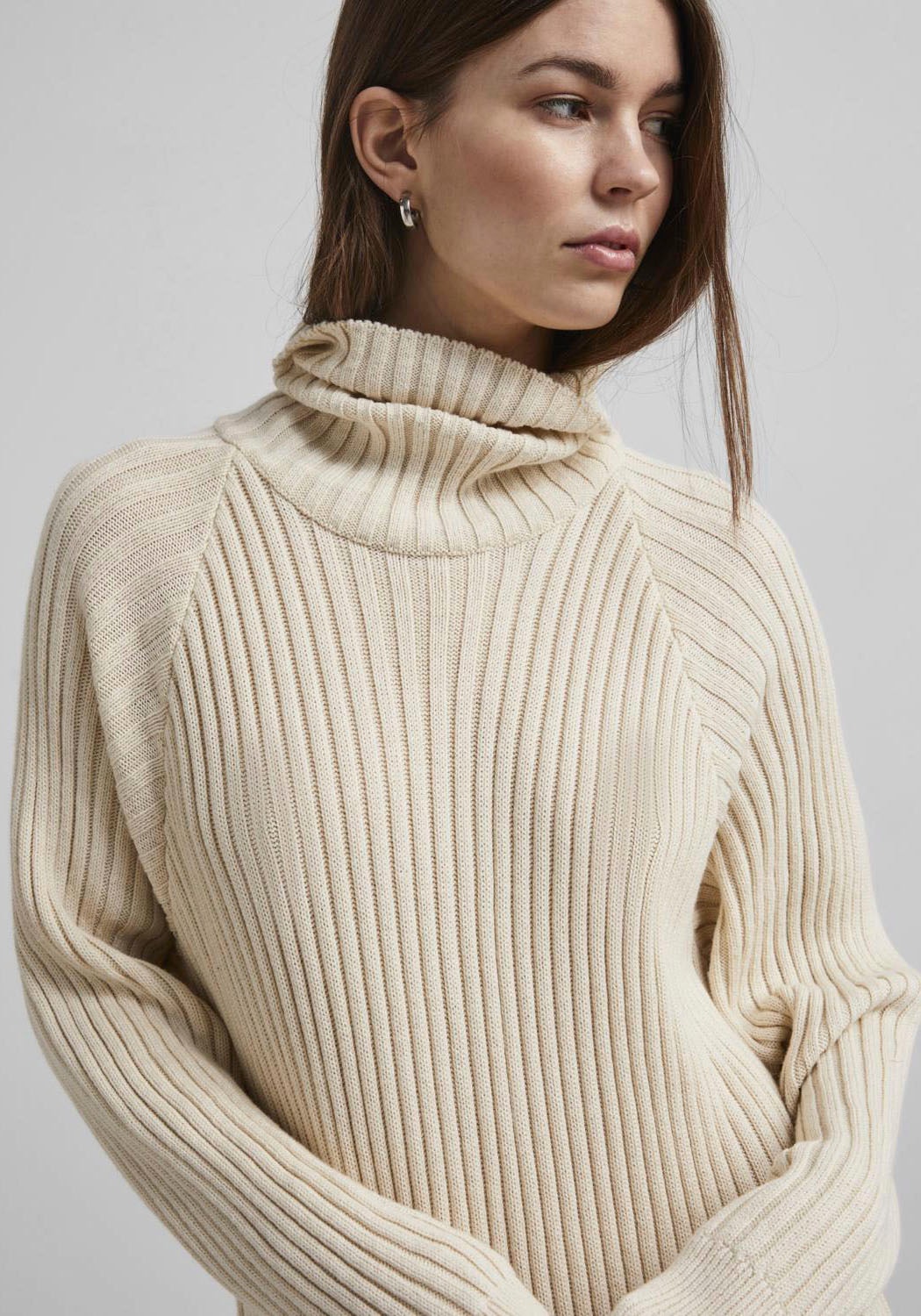 Y.A.S »YASMAVI KNIT MIDI ROLLNECK DRESS«