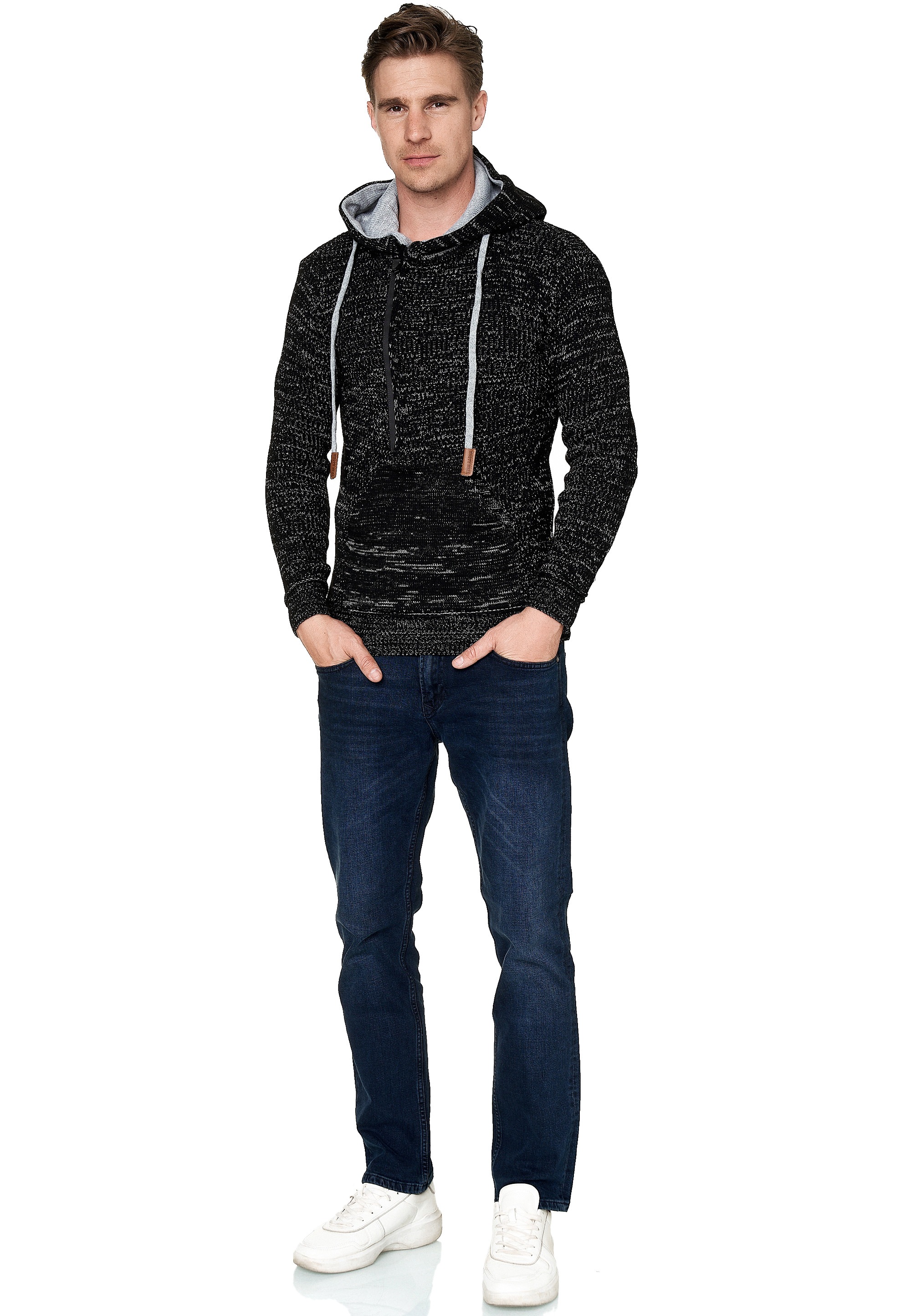 Rusty Neal Kapuzensweatshirt, mit stylischem Ausschnitt