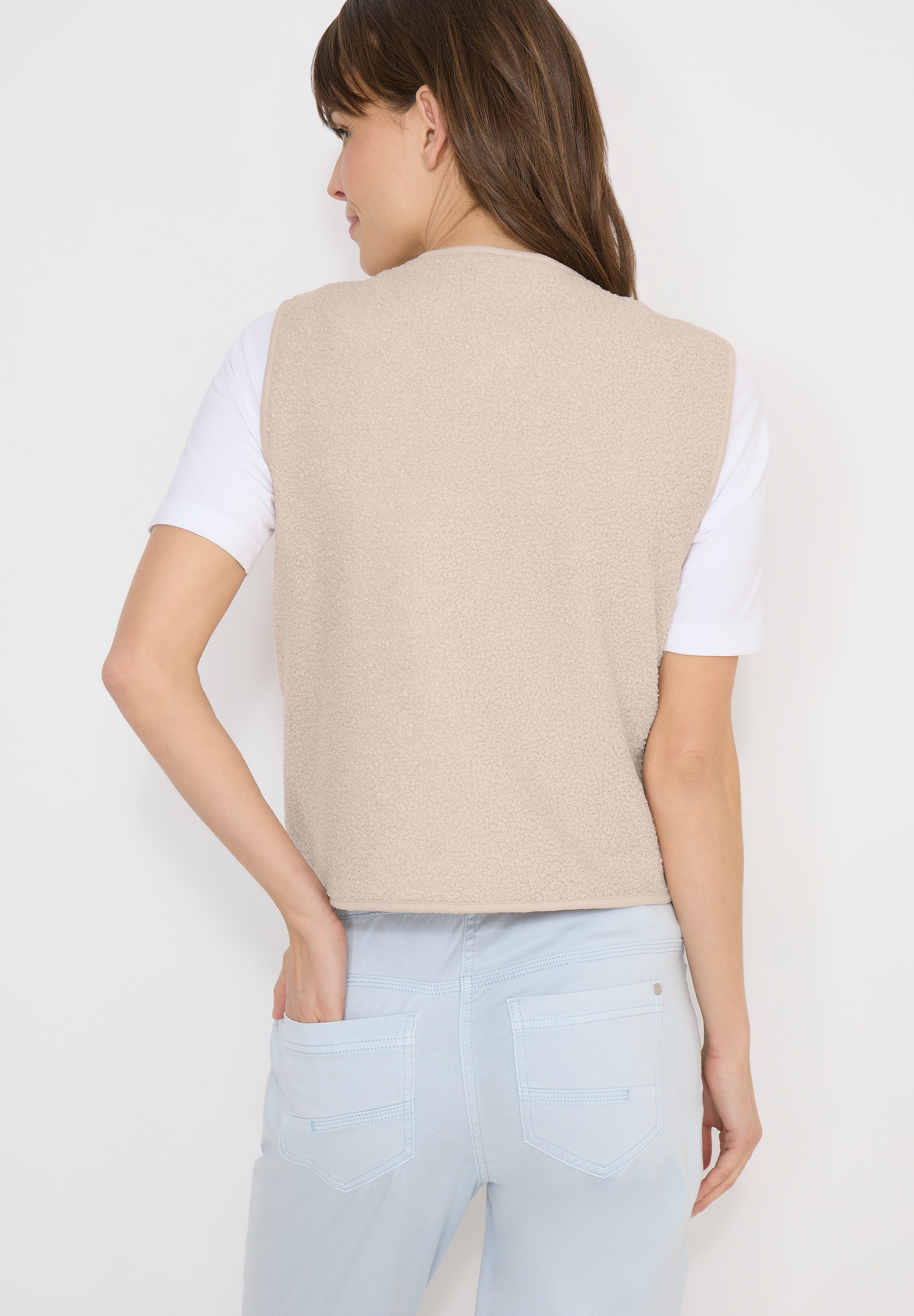 Cecil Fellweste "Curly fake Wool" in Woll-Optik günstig online kaufen