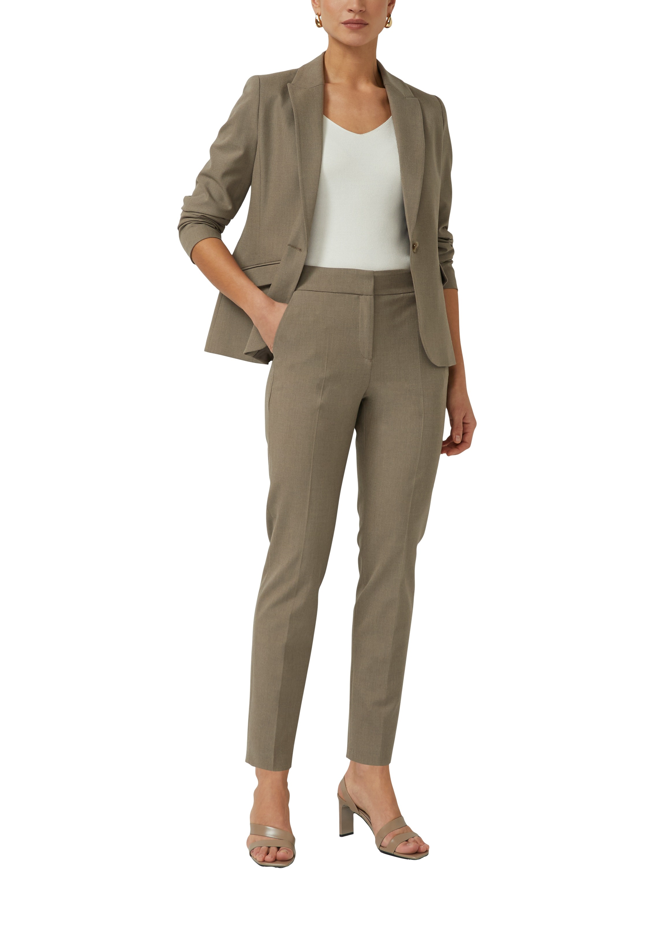 s.Oliver BLACK LABEL Jackenblazer mit 1-Knopf-Verschluss günstig online kaufen