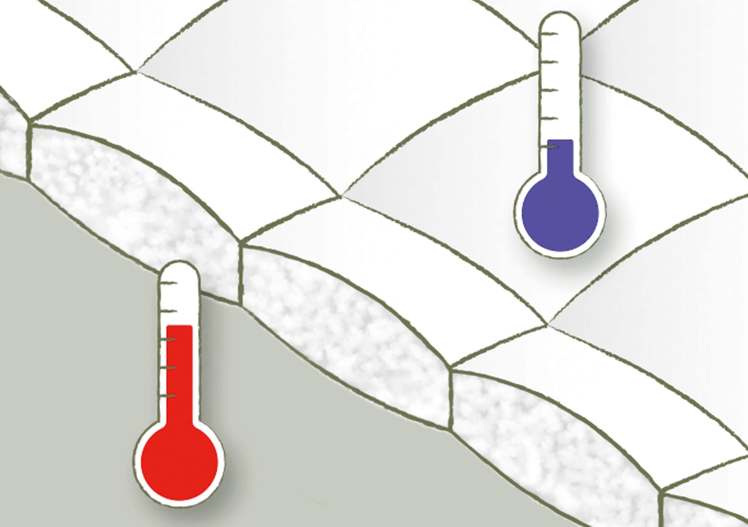 fjödur Gänsedaunenbettdecke »Franzisk, Bettdecken für Sommer oder Winter, Decke«, normal, Füllung 100% Gänsedaunen, Bezug 100% Baumwolle, (1 St.), Bettdecke 135x200, allergiker geeignet (für Hausstauballergiker)