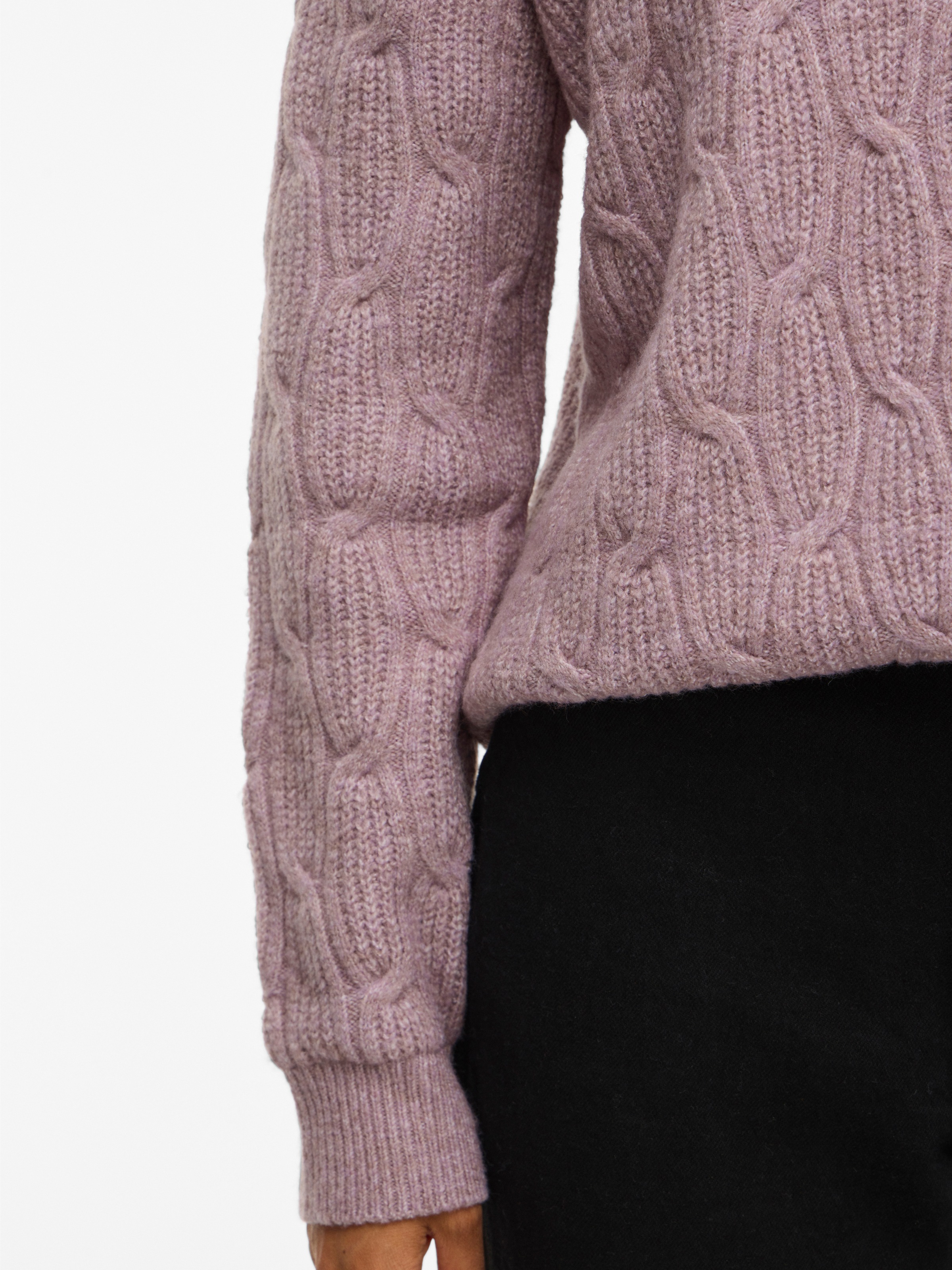 Thumbnail - Vila Strickpullover "VILASSIA O-NECK L/S CABEL KNIT TOP -NOOS"