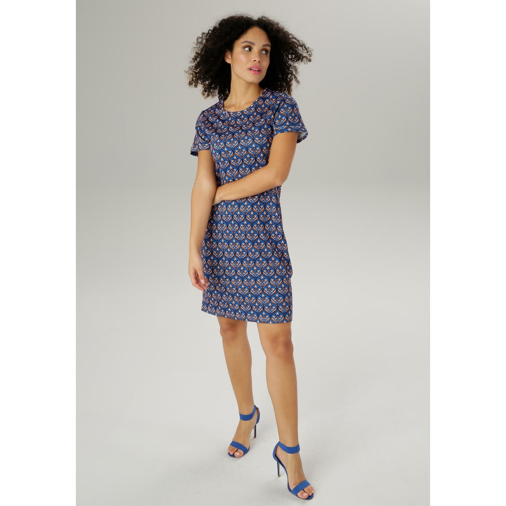 Aniston SELECTED Sommerkleid mit Retro-Muster