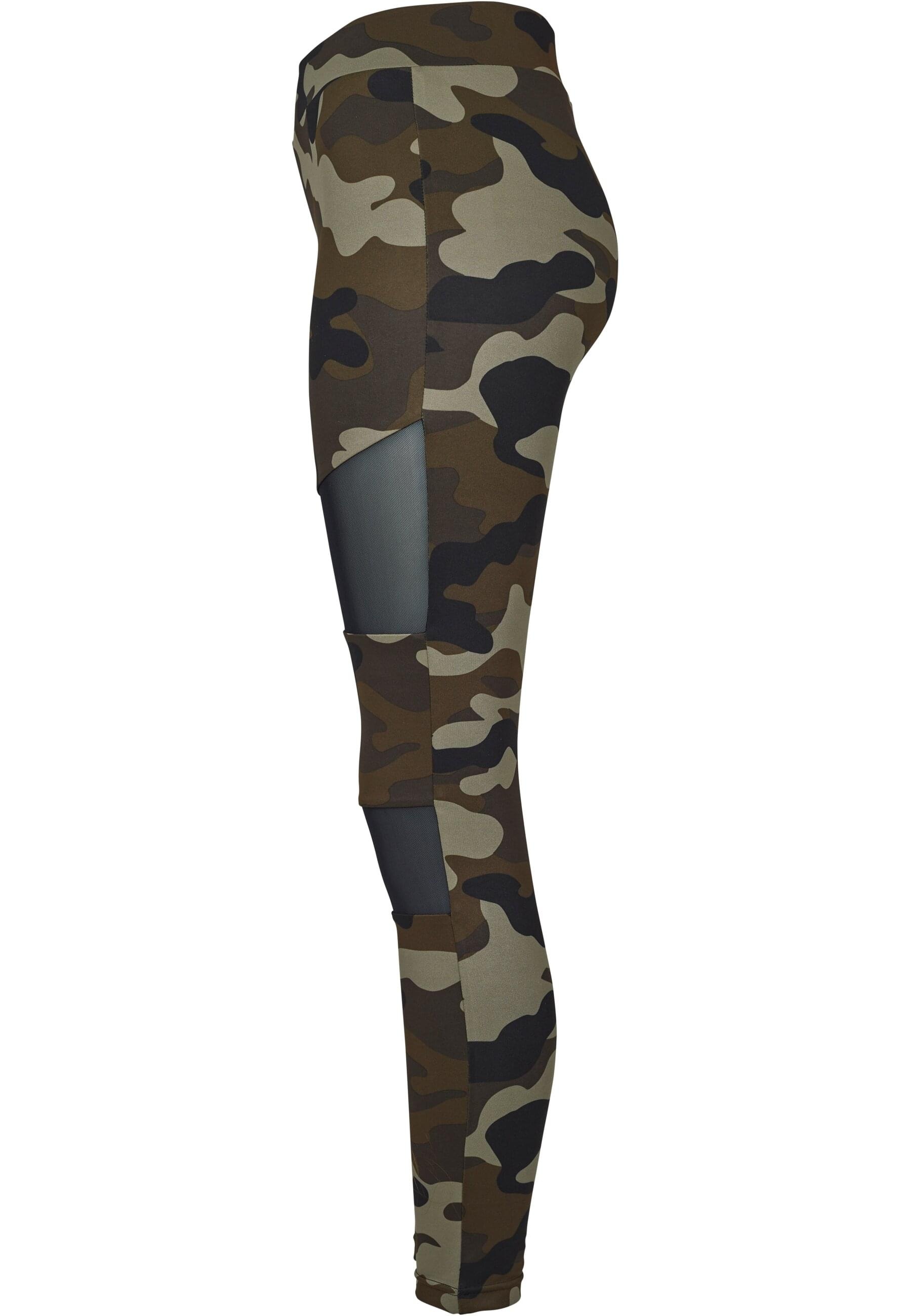 URBAN CLASSICS Leggings »Urban Classics Damen Ladies Camo Tech Mesh Leggings«, (1 tlg.)