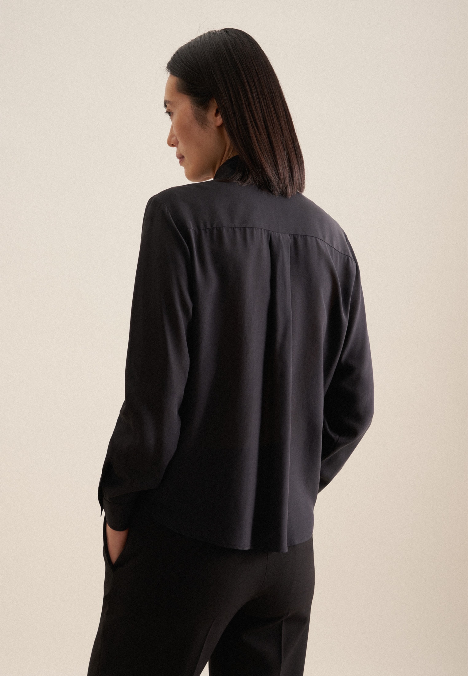 seidensticker Hemdbluse, Kragen Uni