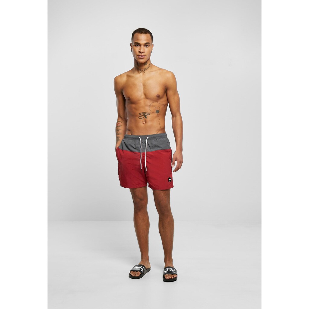 URBAN CLASSICS Badeshorts »Urban Classics Herren Block Swim Shorts«