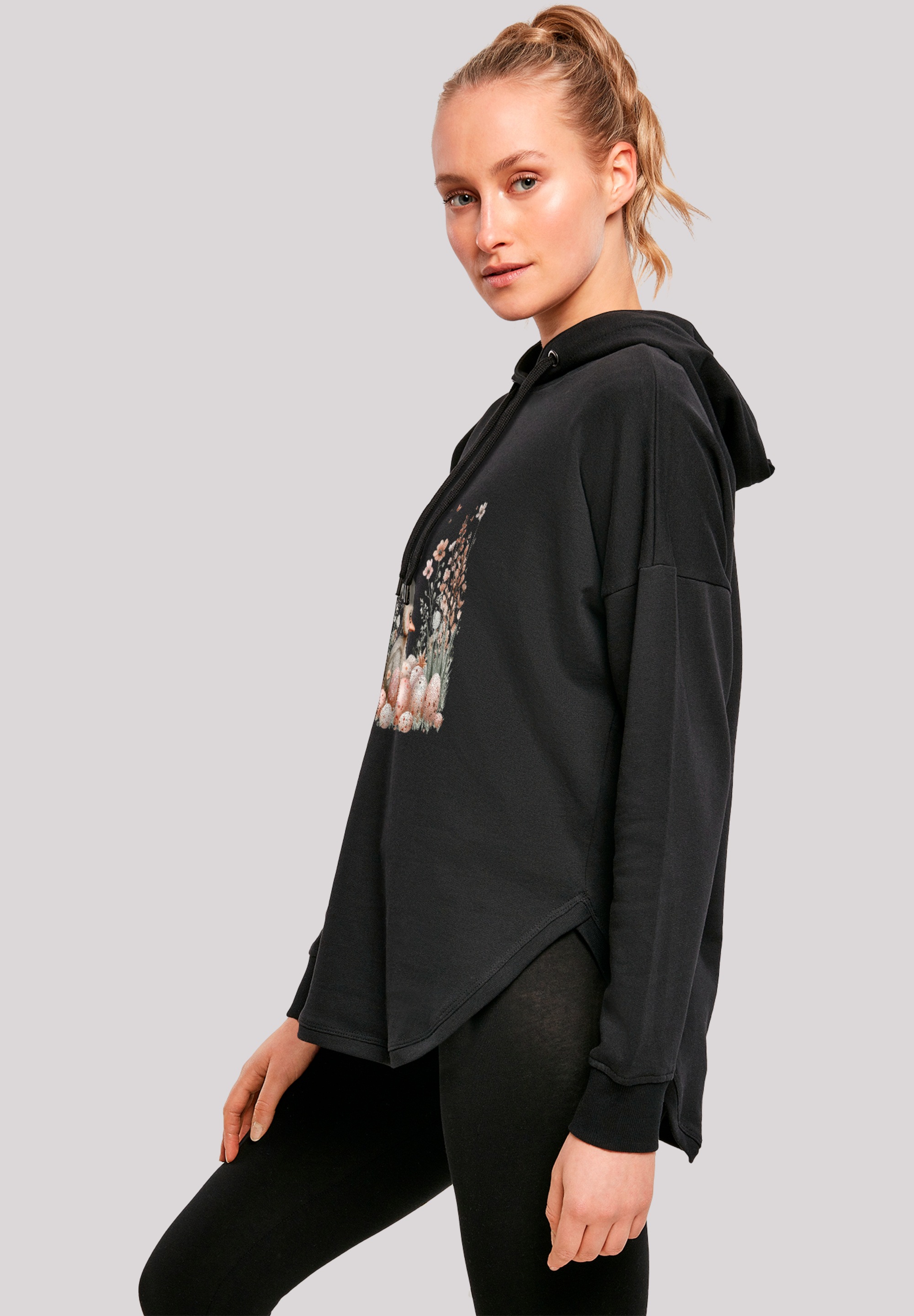 F4NT4STIC Kapuzenpullover »Ente Ostereier Blumen Küken«, Premium Qualität