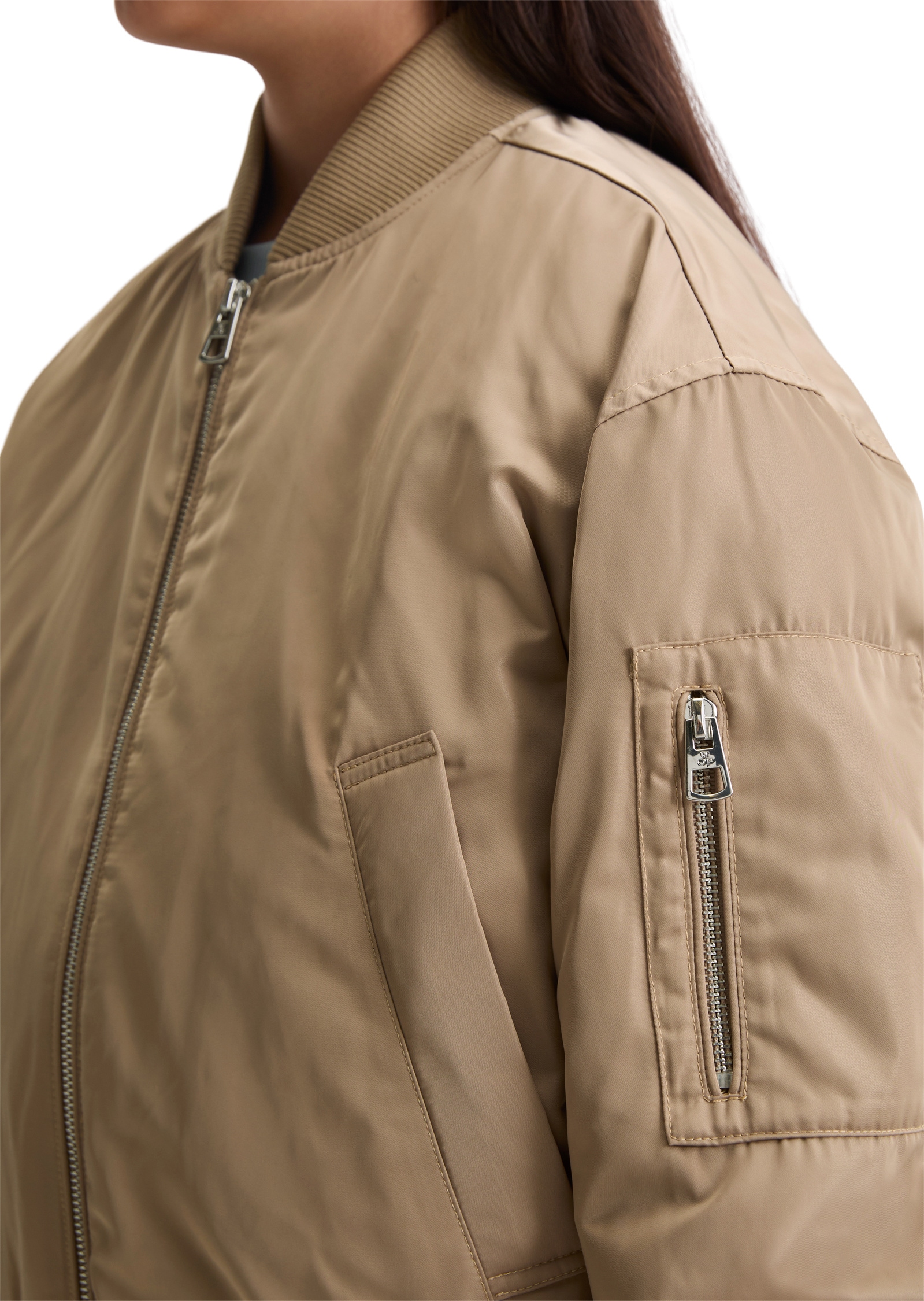 Marc O'Polo Outdoorjacke »mit leichter Wattierung«, ohne Kapuze