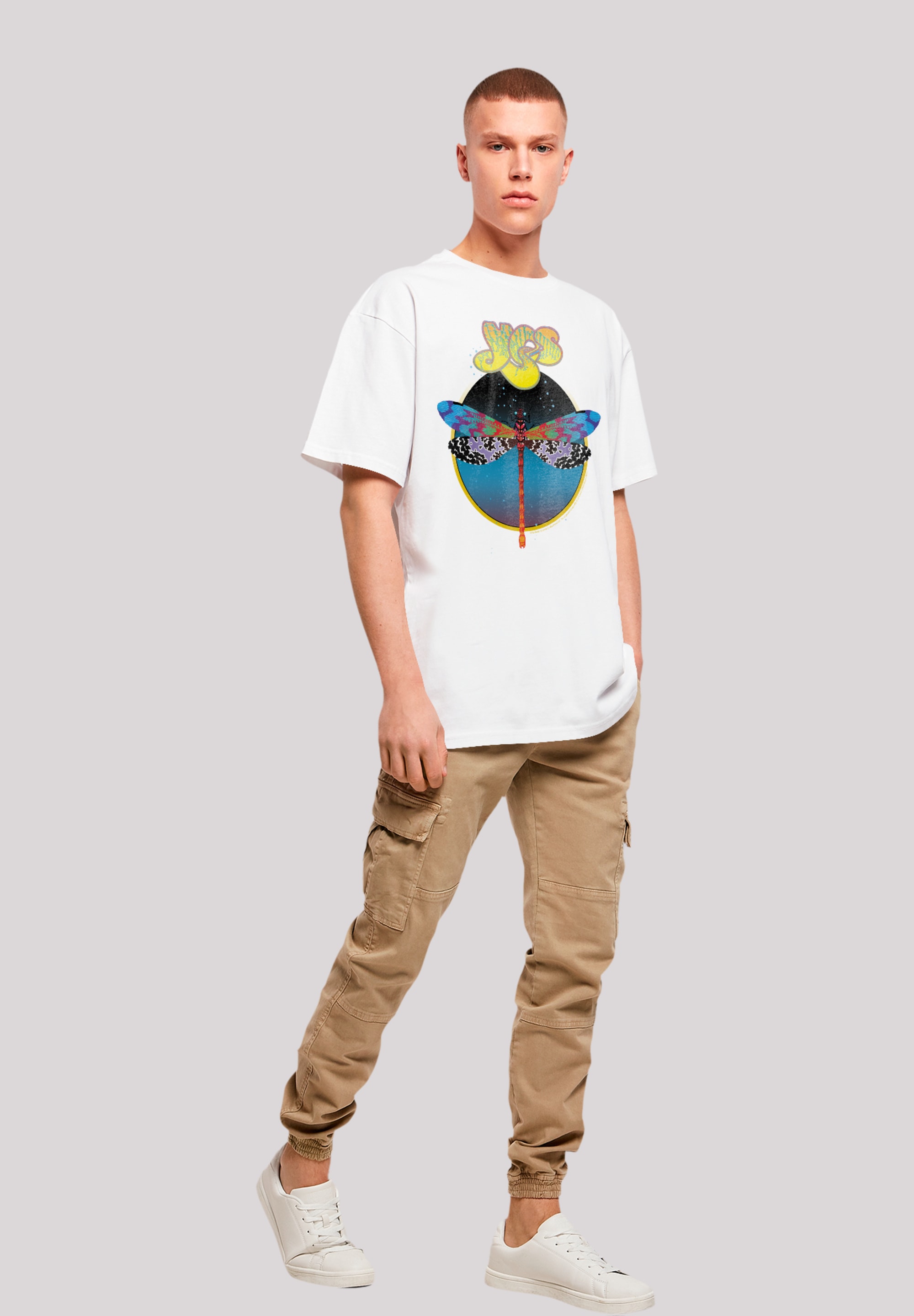 F4NT4STIC T-Shirt »YES Dragonfly Tour V1«, Premium Qualität