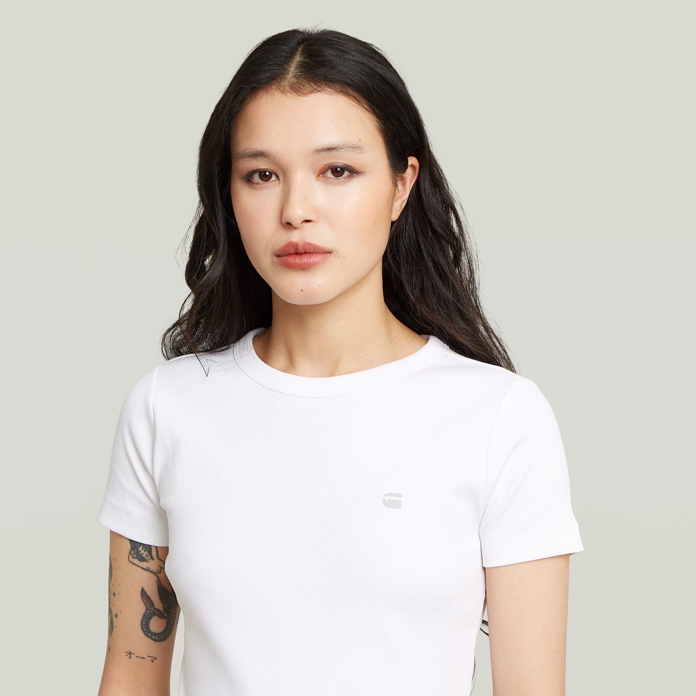 Thumbnail - G-STAR T-Shirt "Slim Rib Wmn" in Rundhalsform