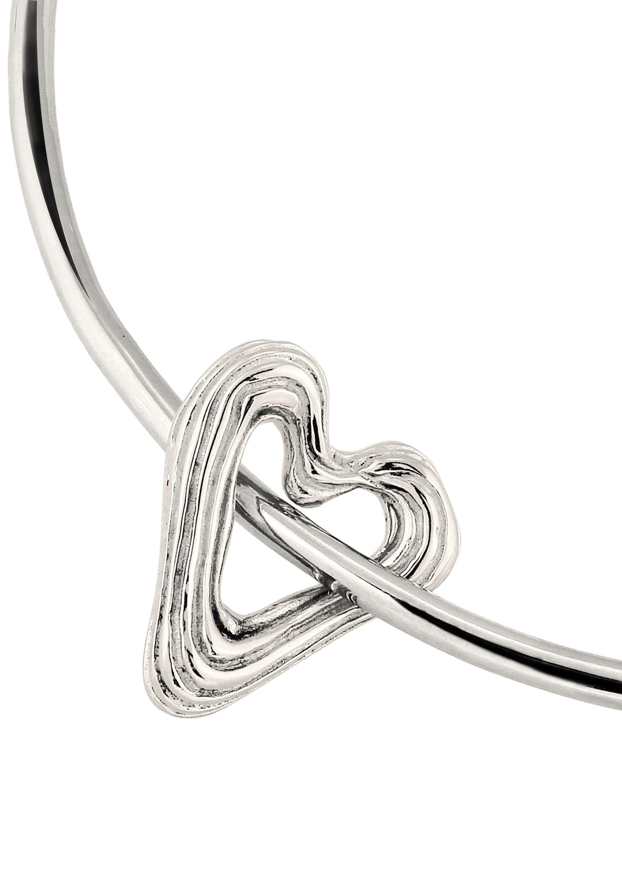 Elli »Armband Herz Organic Cut-Out 925 Sterling Silber«