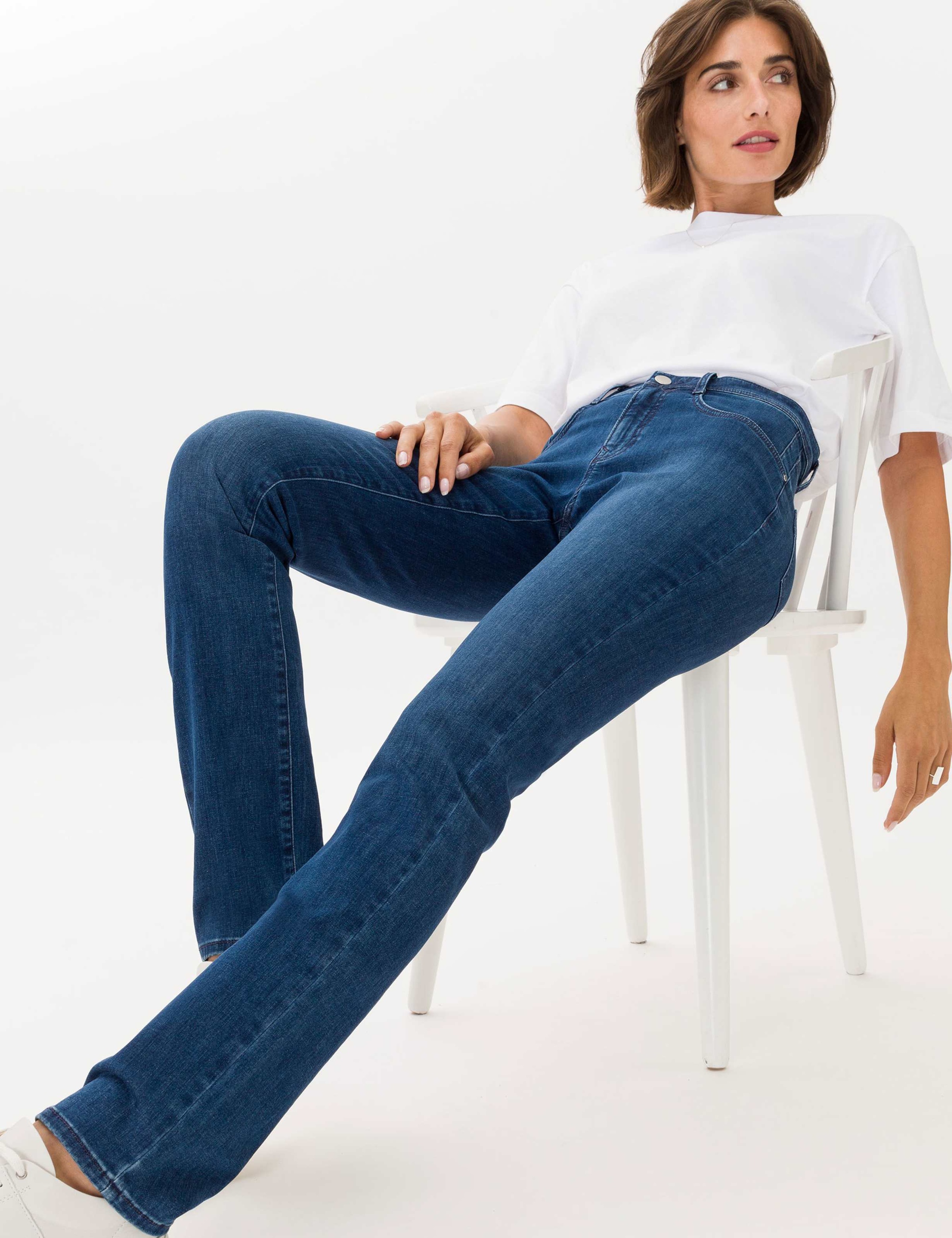 Brax Carola Straight Jeans Blue 38 5