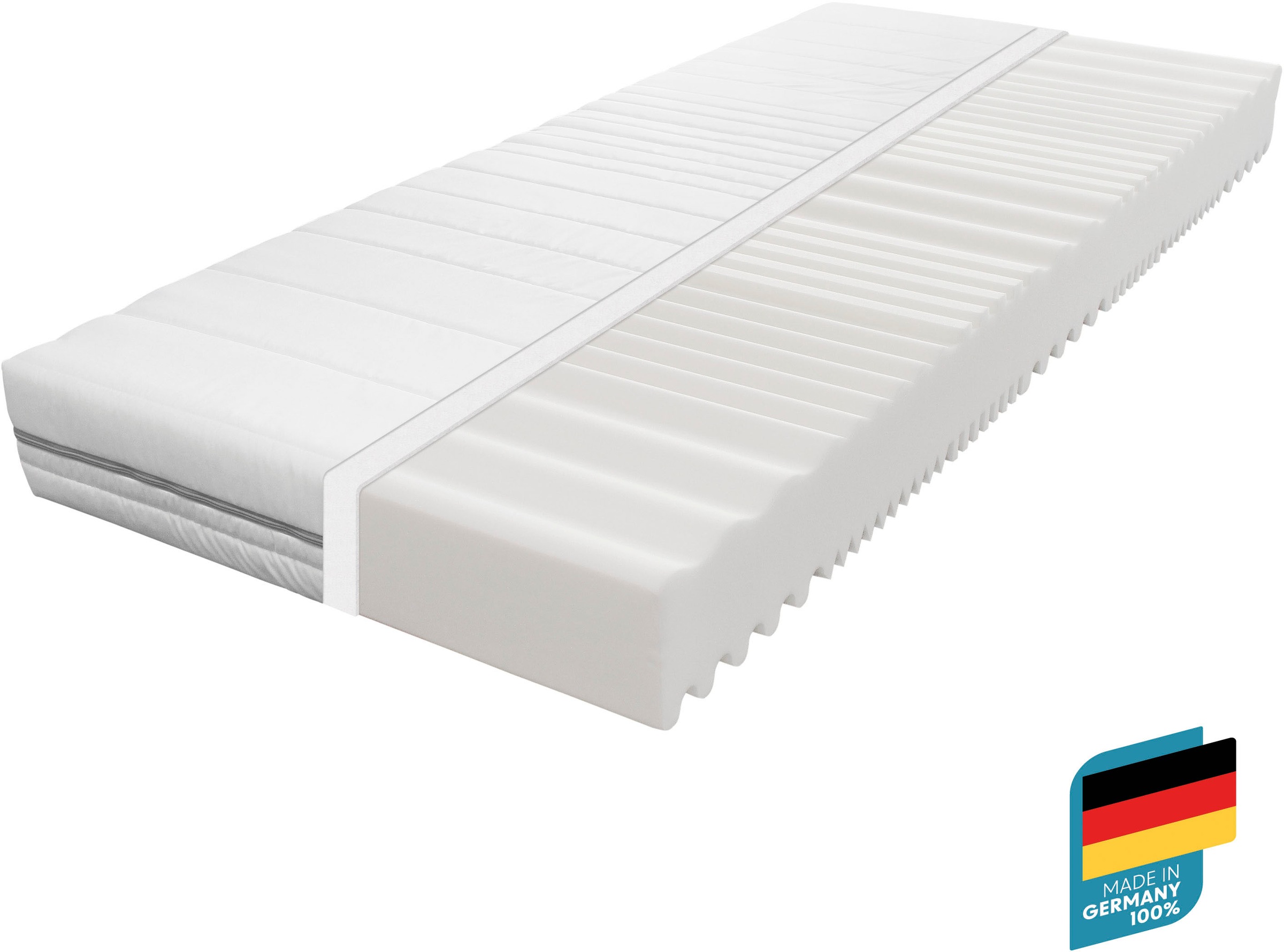 Beco Komfortschaummatratze "2 für 1" 21 cm hoch Raumgewicht: 28 kg/m³ 2x Ko günstig online kaufen