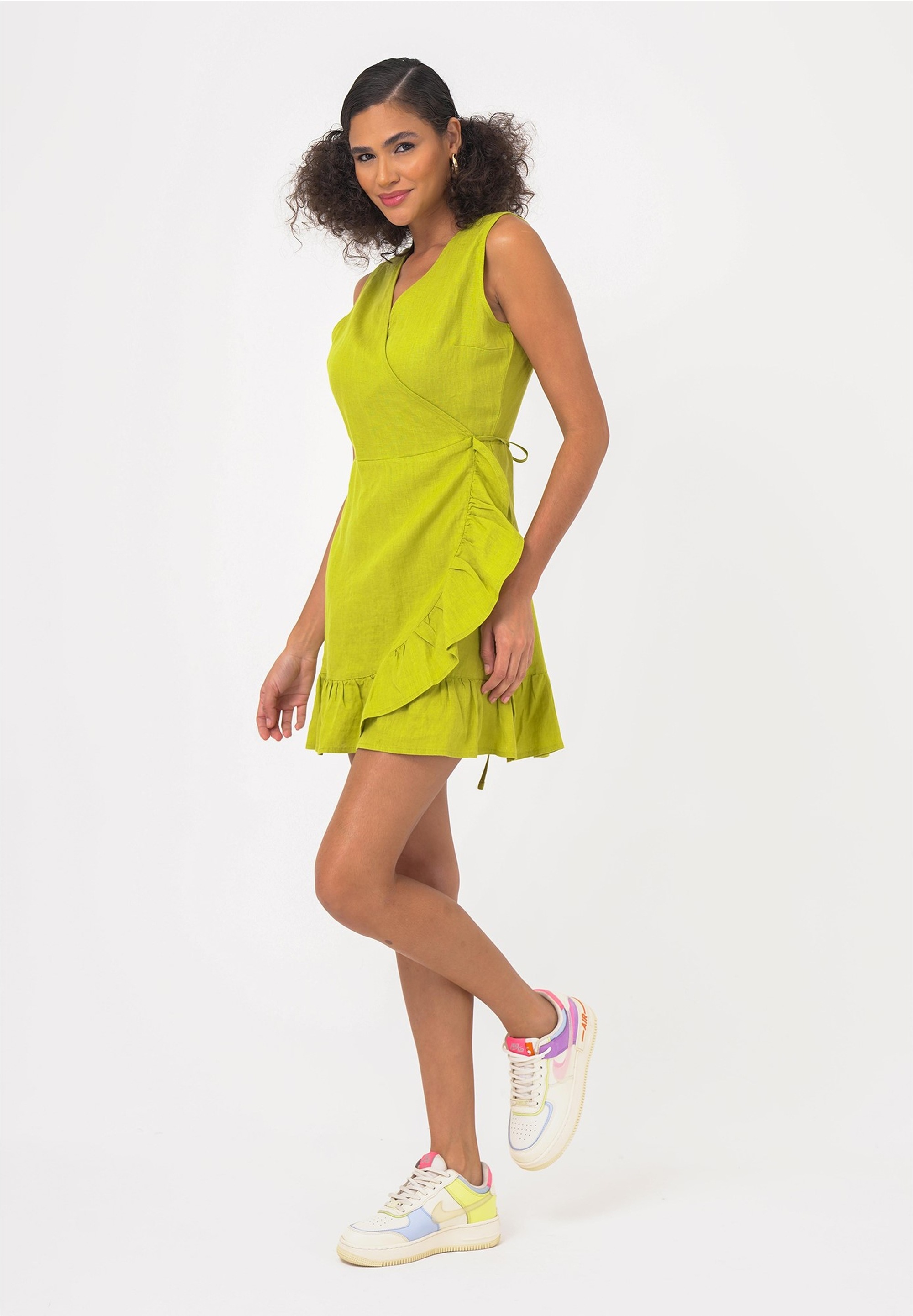 freshlions Jerseykleid »Mailinda«, im eleganten Wickel-Design