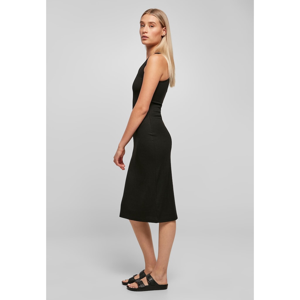 URBAN CLASSICS Shirtkleid »Urban Classics Damen Ladies Midi Sleeveless Rib Dress«, (1 tlg.)