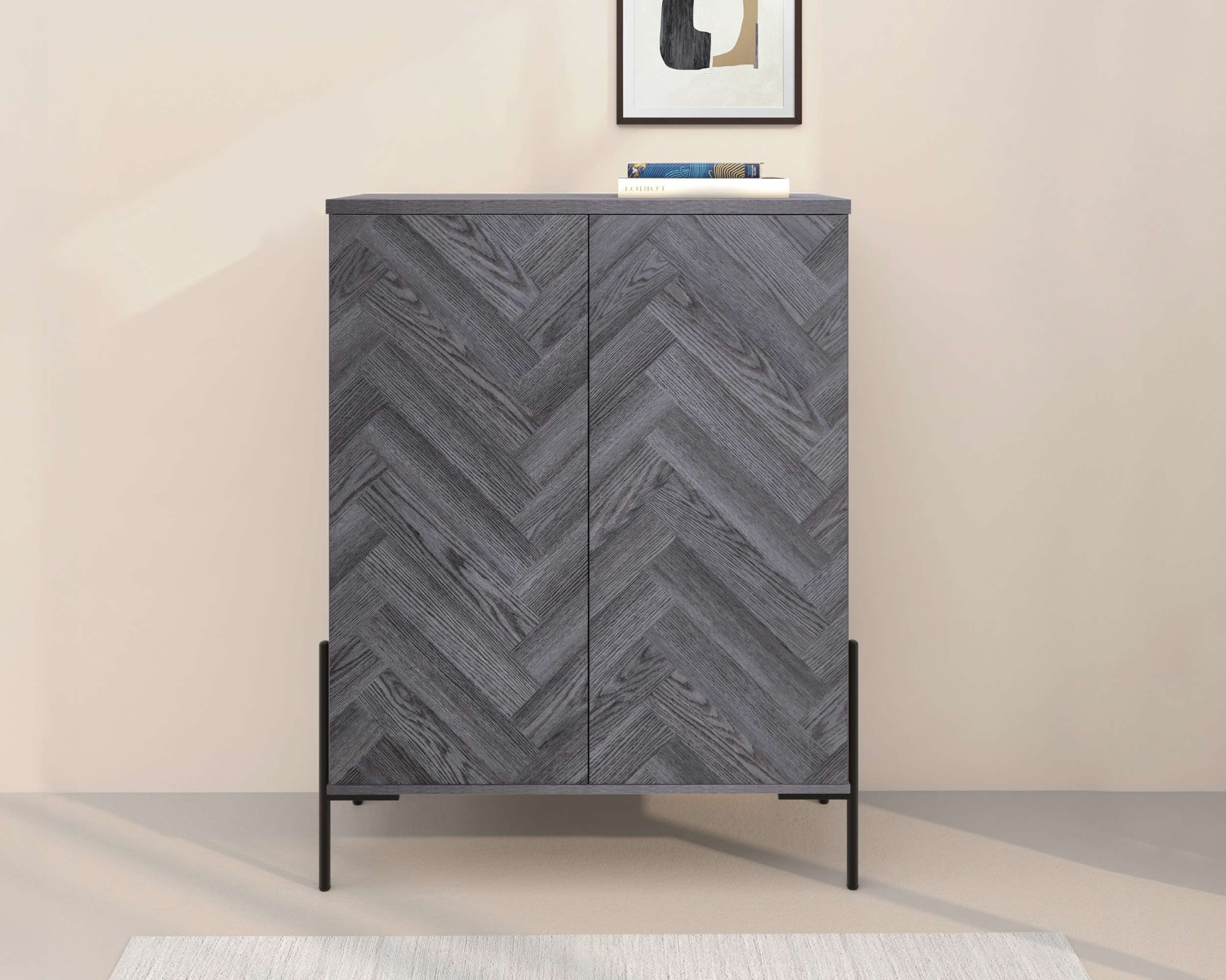 OTTO home Highboard "Eadwine" Kommode, Midischrank, Push-to-open, Türen mit günstig online kaufen