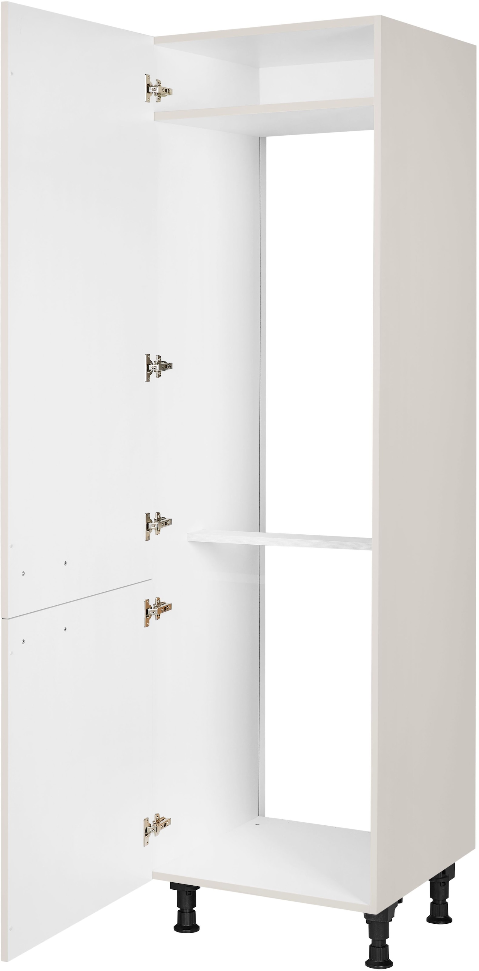 nobilia® Kühlmodul »"Flash", für ein Kühl- und Gefrierschrank, Ausrichtung wählbar« vormontiert, Ausrichtung wählbar, Breite/Höhe: 60/216,6 cm