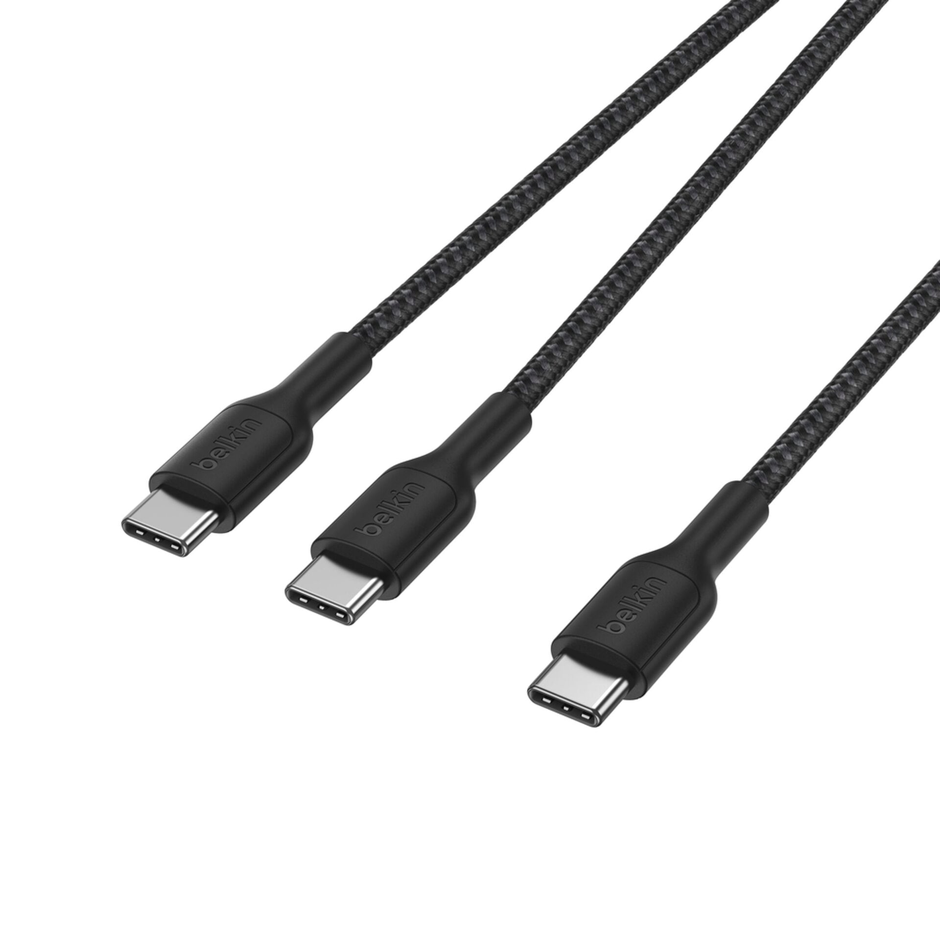 Belkin USB-Kabel »BoostCharge Pro geflochtenes USB-C-Doppelkabel (140 W)« USB-C 150 cm