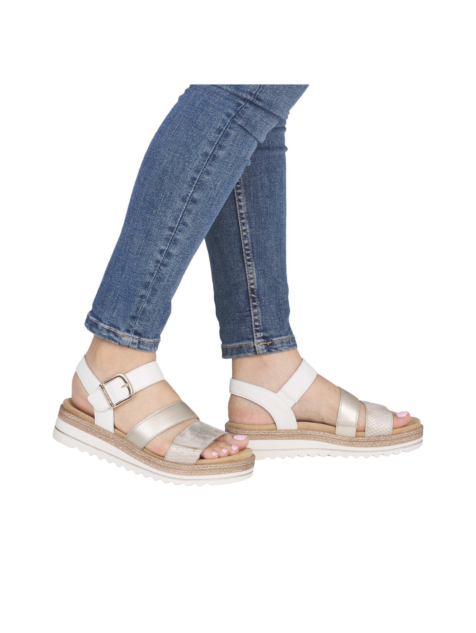 Remonte Riemchensandale »Remonte Sandalen Lederimitat«