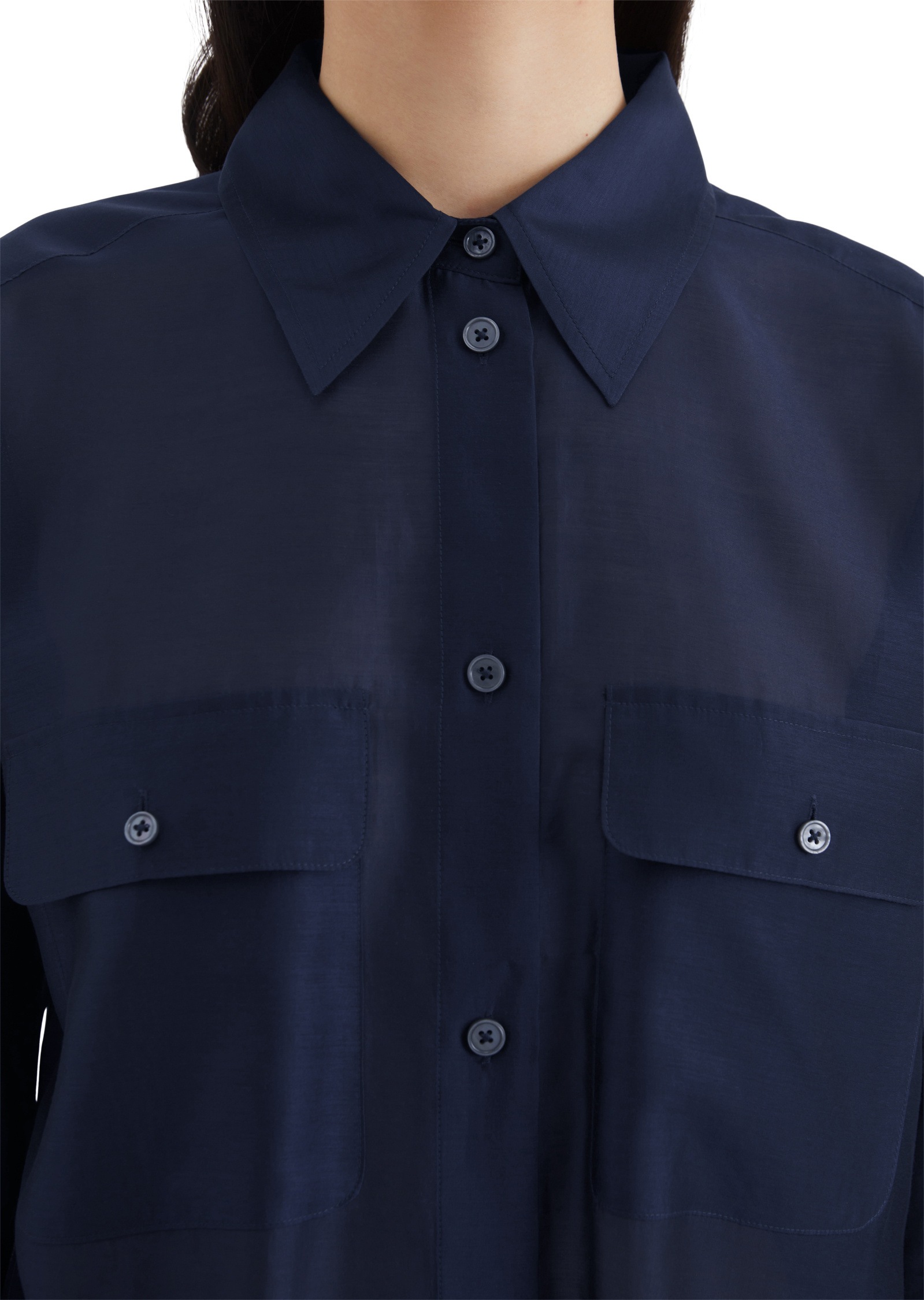 Marc O'Polo Langarmbluse »aus TENCEL™ Lyocell-Mix«