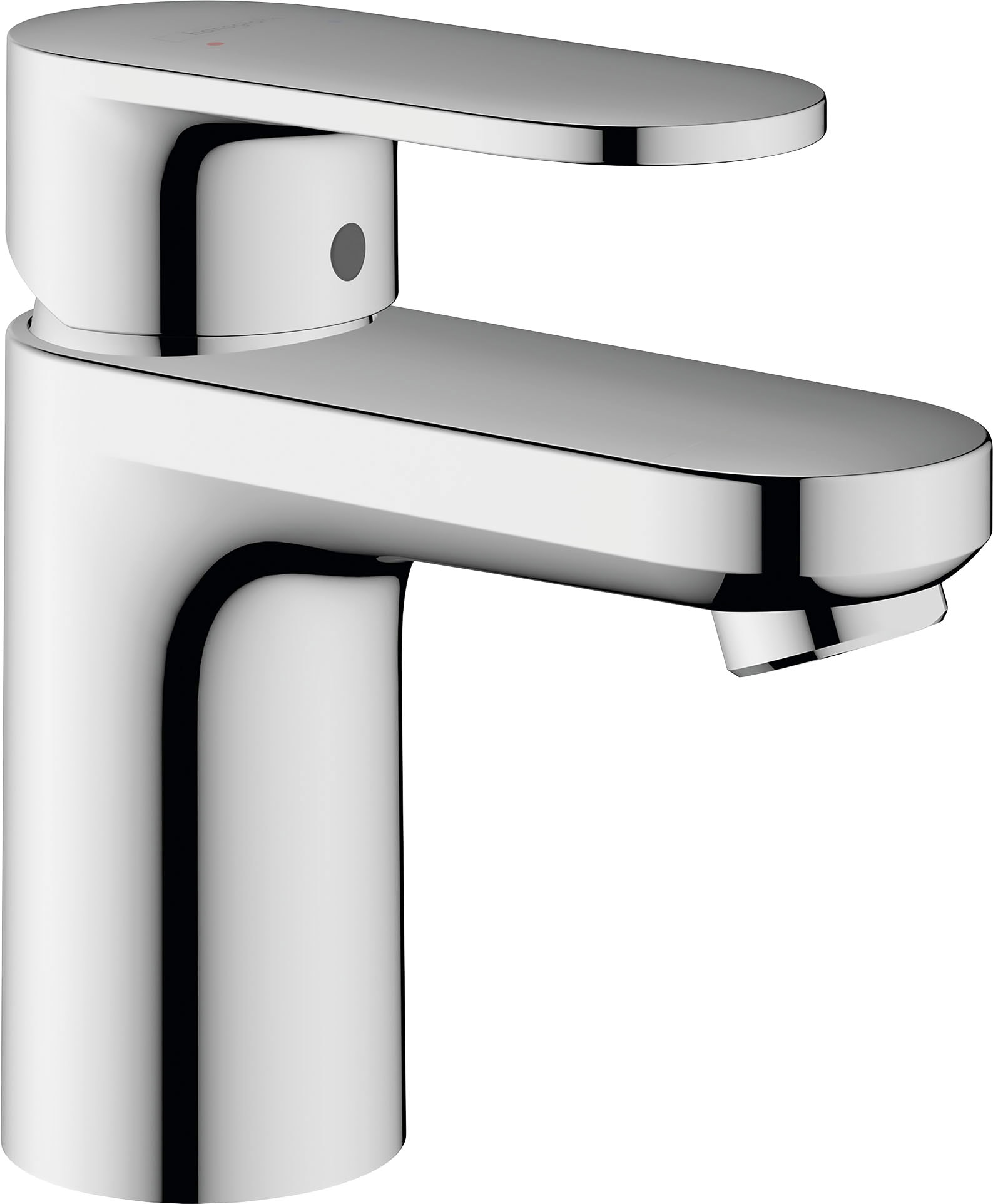 hansgrohe Waschtischarmatur "Vernis Blend", 7cm, mit Metall Zugstangen-Ablaufgarnitur, chrom