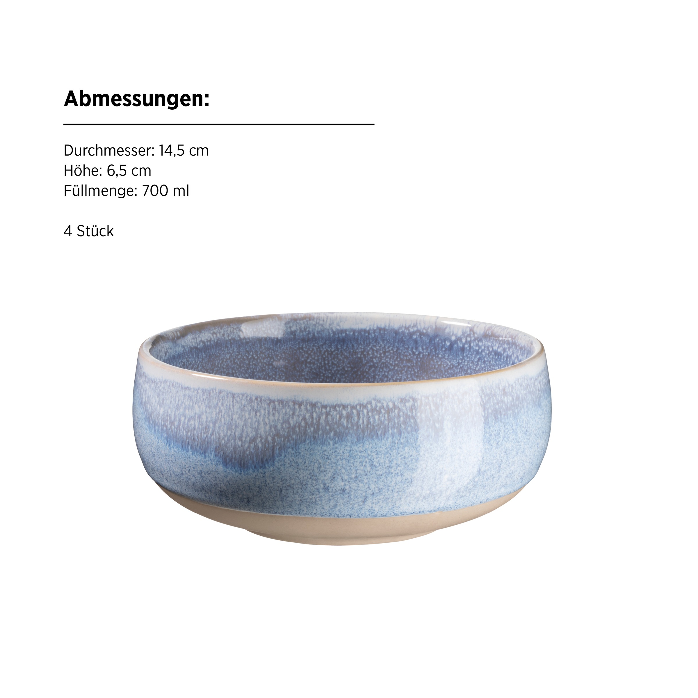 MÄSER Frühstücks-Geschirrset »Aquata« Geschirr-Set, Service