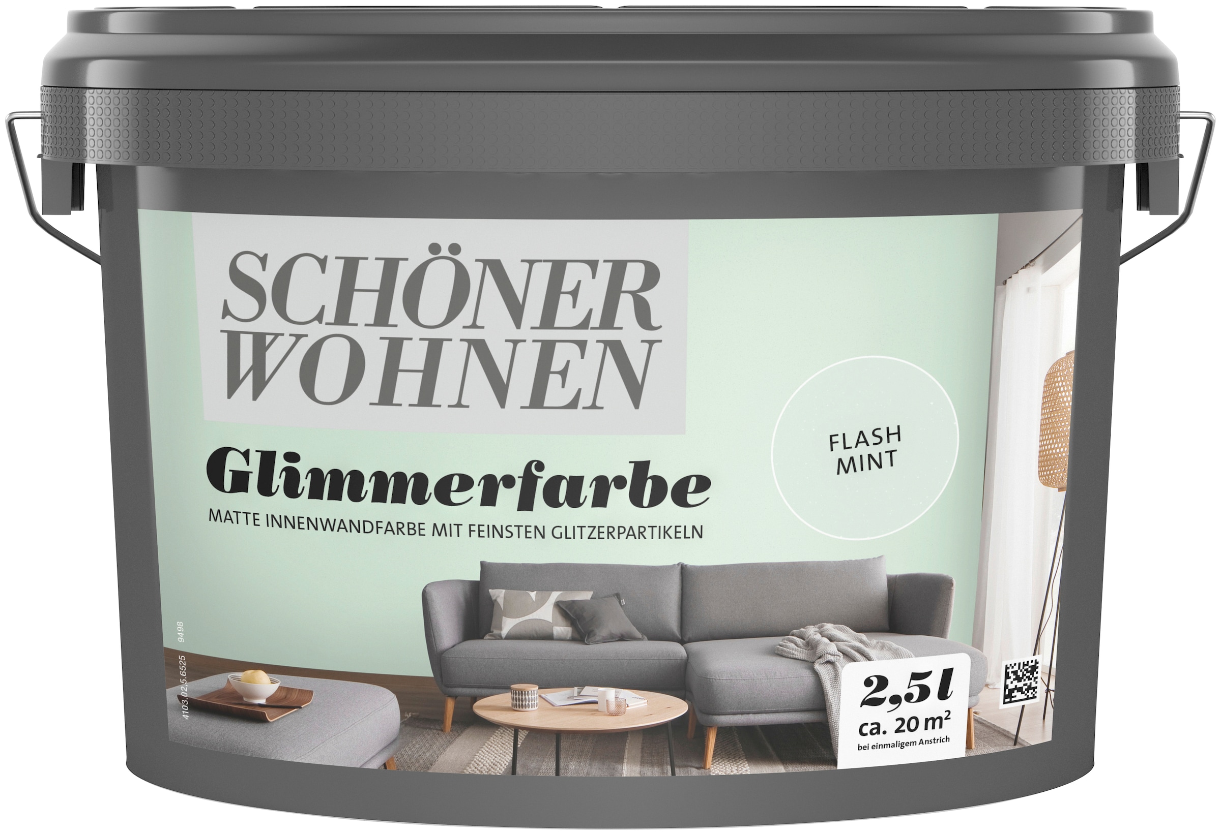 SCHÖNER WOHNEN FARBE Wand- und Deckenfarbe »Trendstruktur Glimmerfarbe«, 2,5 Liter,...