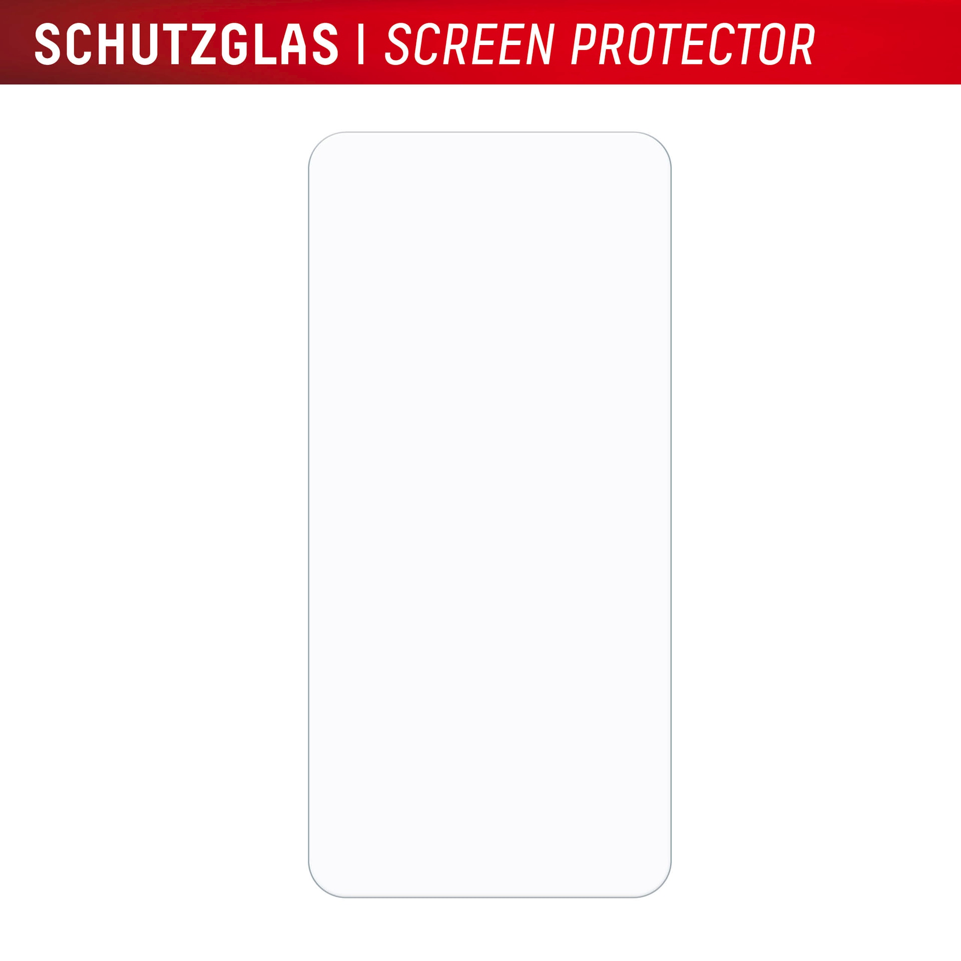 Displex Displayschutzglas »Real Glass Screen Protector«, für Samsung Galaxy S25 Edge, Displayschutzfolie, Schutzfolie, Bildschirmschutz, kratz- & stoßfest
