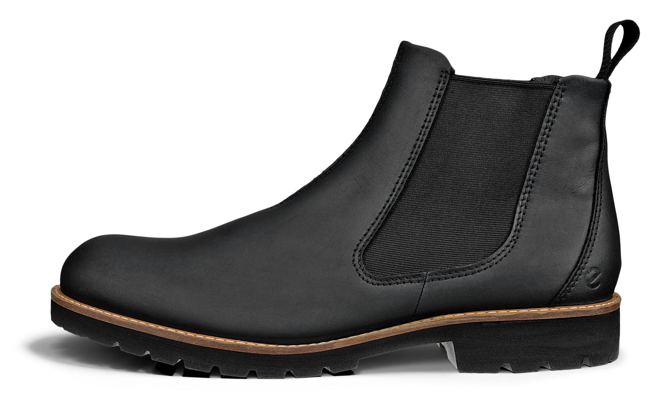 Ecco Chelseaboots »Jamestown«, Schlupfboots, Stiefelette, Business-Boots mit Stretcheinsätze