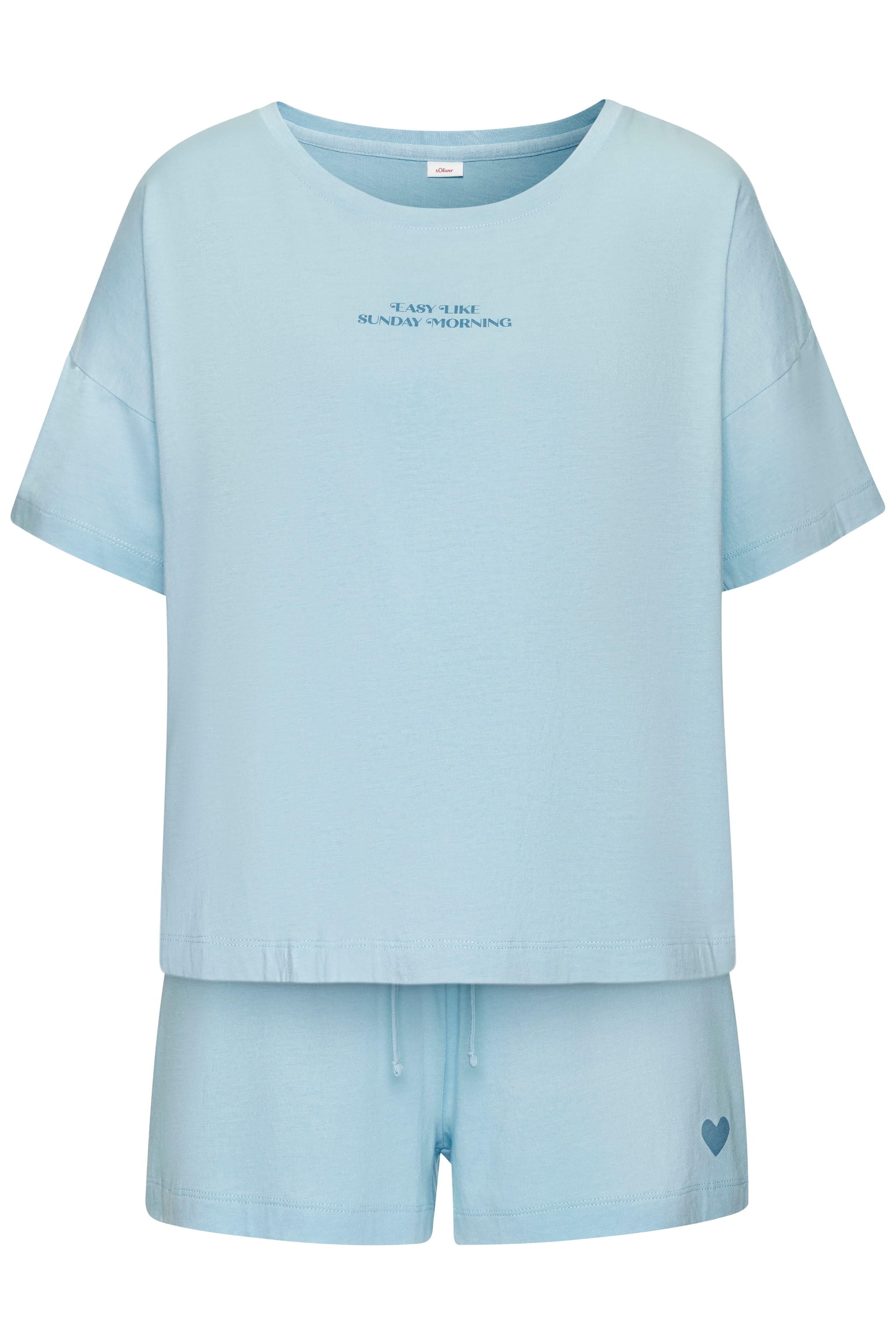 s.Oliver Shorty 2 Stk. tlg., mit kleinem Frontprint günstig online kaufen