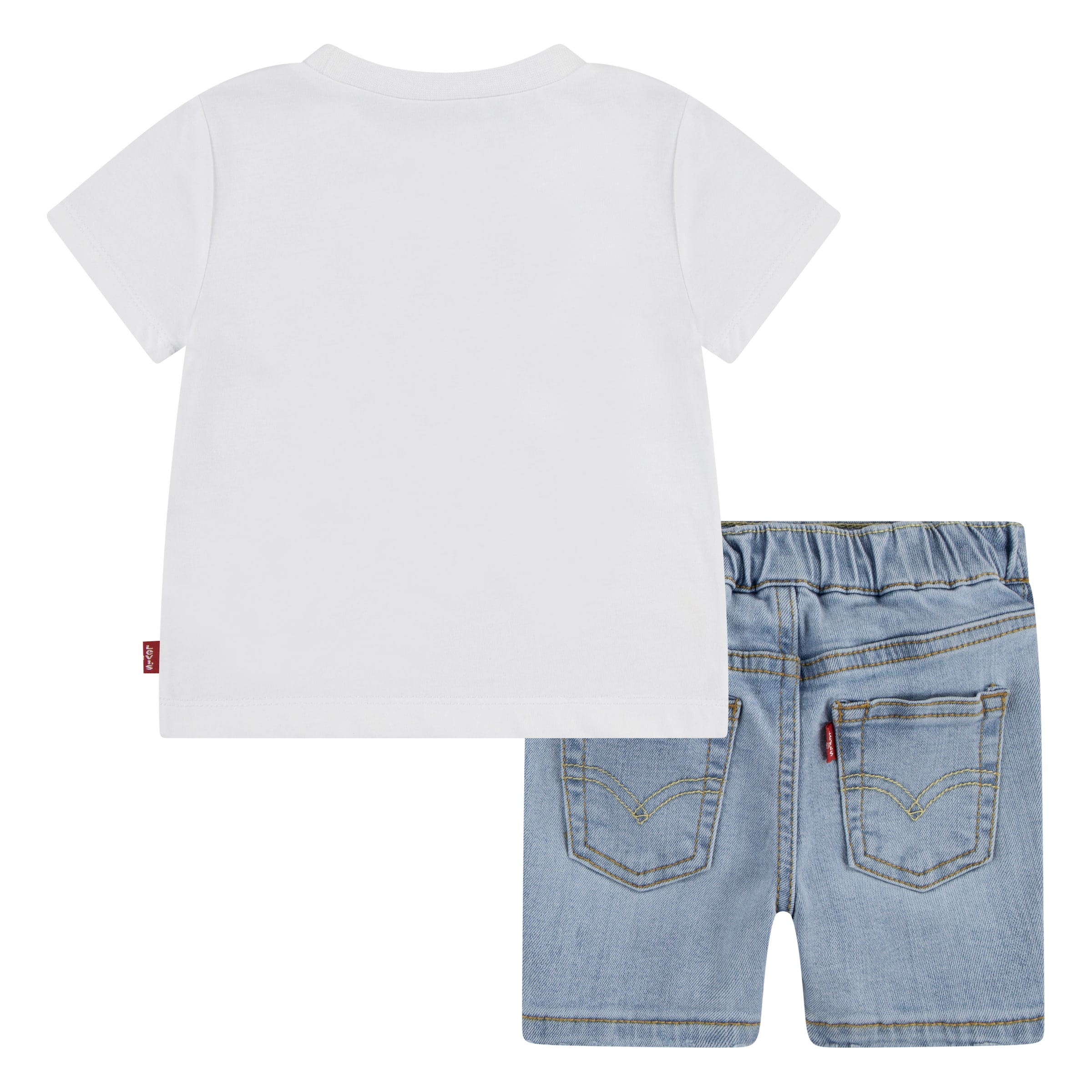 Levi's® Kids T-Shirt & Shorts »LVB LEVI 3D SAILING DENIM SET«, mit Bären-Grafik