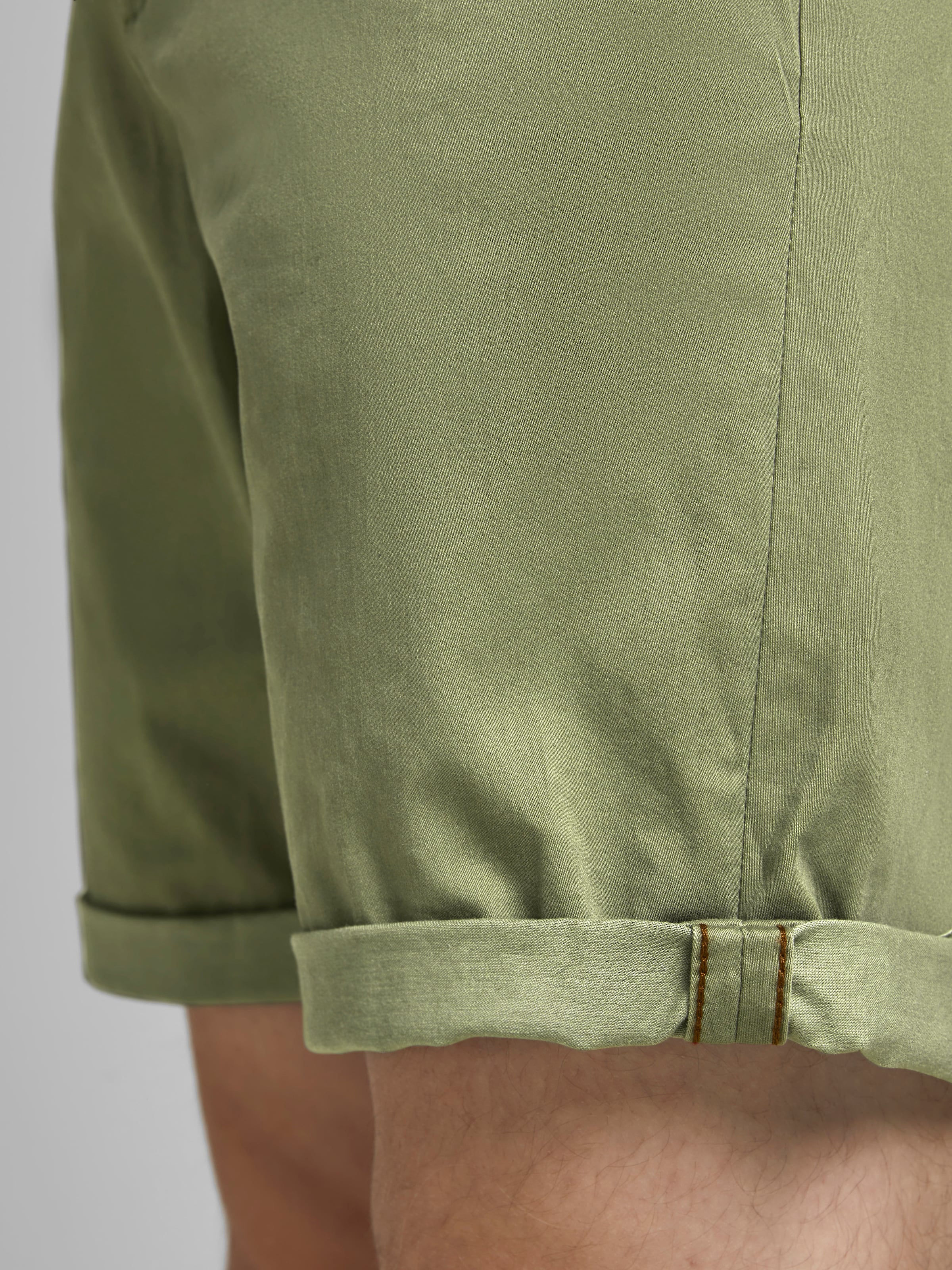 Jack & Jones Chinoshorts »JPSTBOWIE JJSHORTS S«, mit Aufschlag