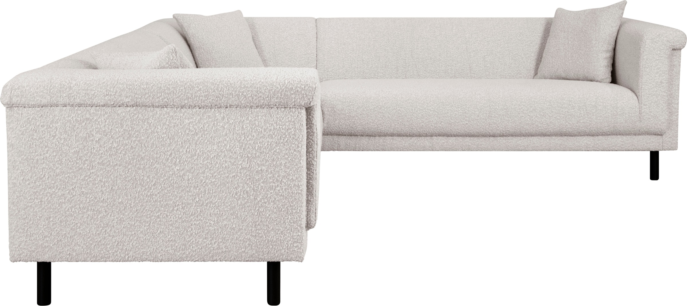 INOSIGN Ecksofa "AGNIA L-Form B/T/H: 244/244/71 cm", incl. Zierkissen, glei günstig online kaufen