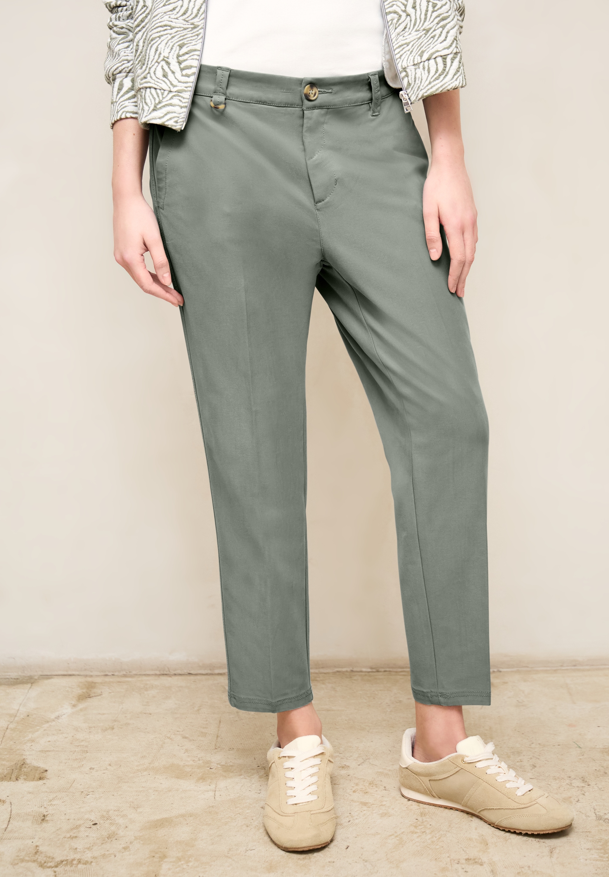 STREET ONE STUDIO Chinohose Middle Waist günstig online kaufen