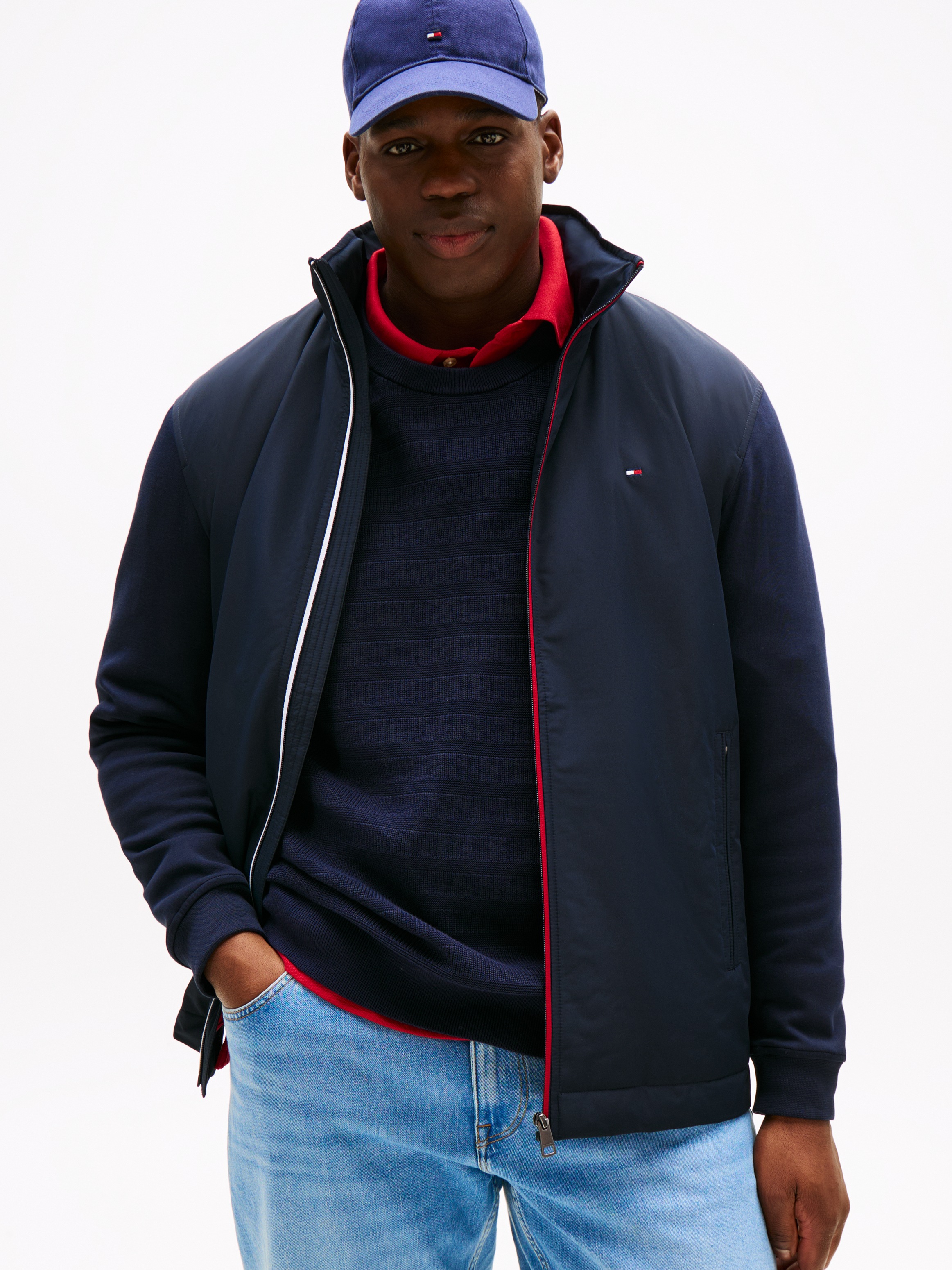 Tommy Hilfiger Big & Tall Outdoorjacke "BT-MIX MEDIA HARRINGTON-B", ohne Ka günstig online kaufen